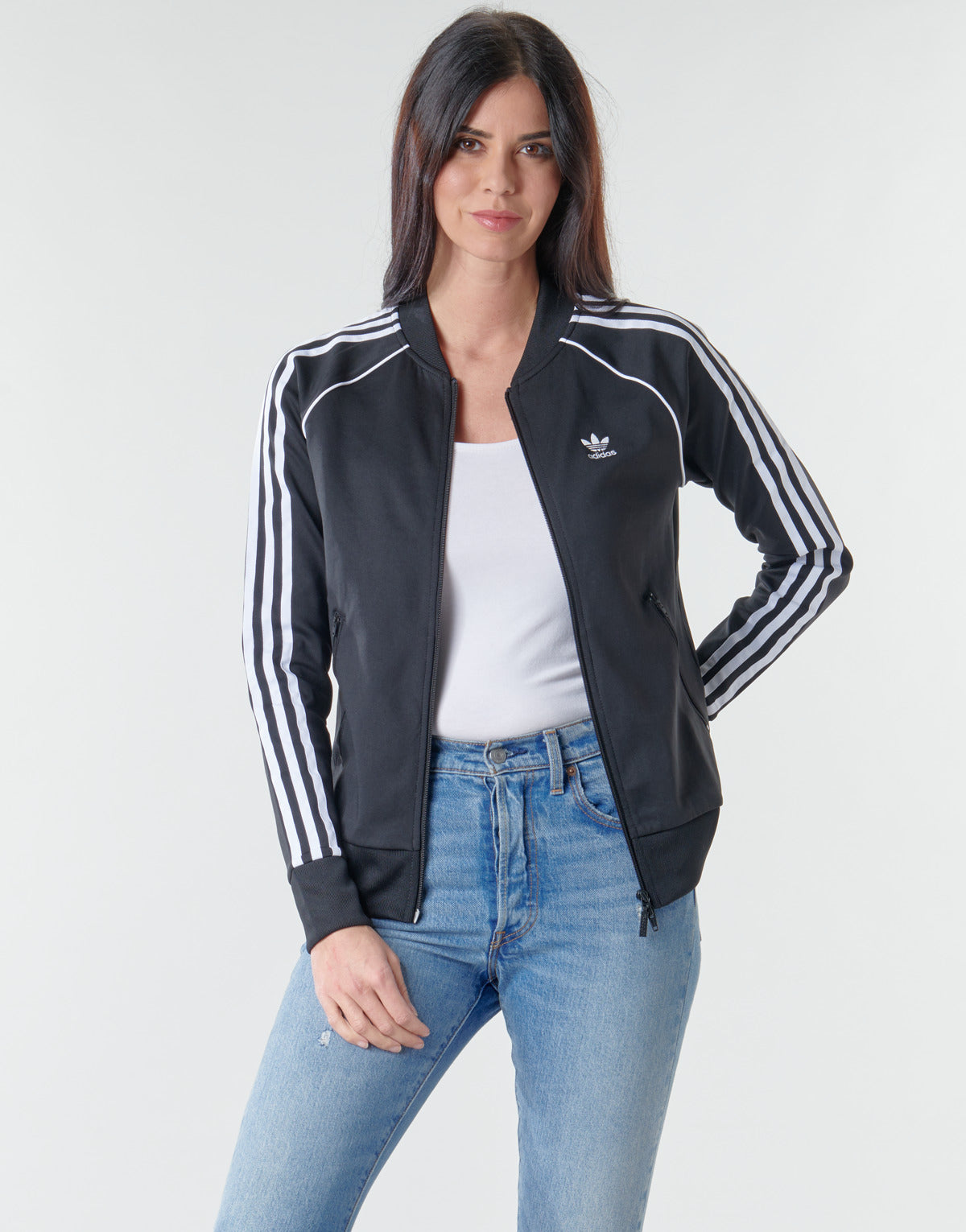 Giacca Sportiva Donna adidas  SST TRACKTOP PB  Nero