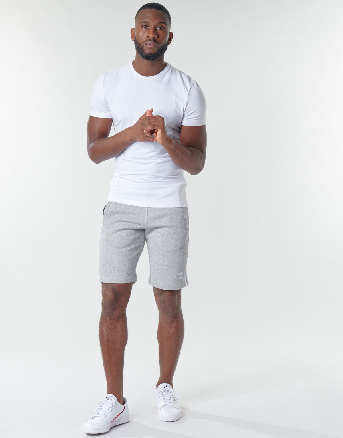 Pantaloni corti Uomo adidas  3-STRIPE SHORT  Grigio