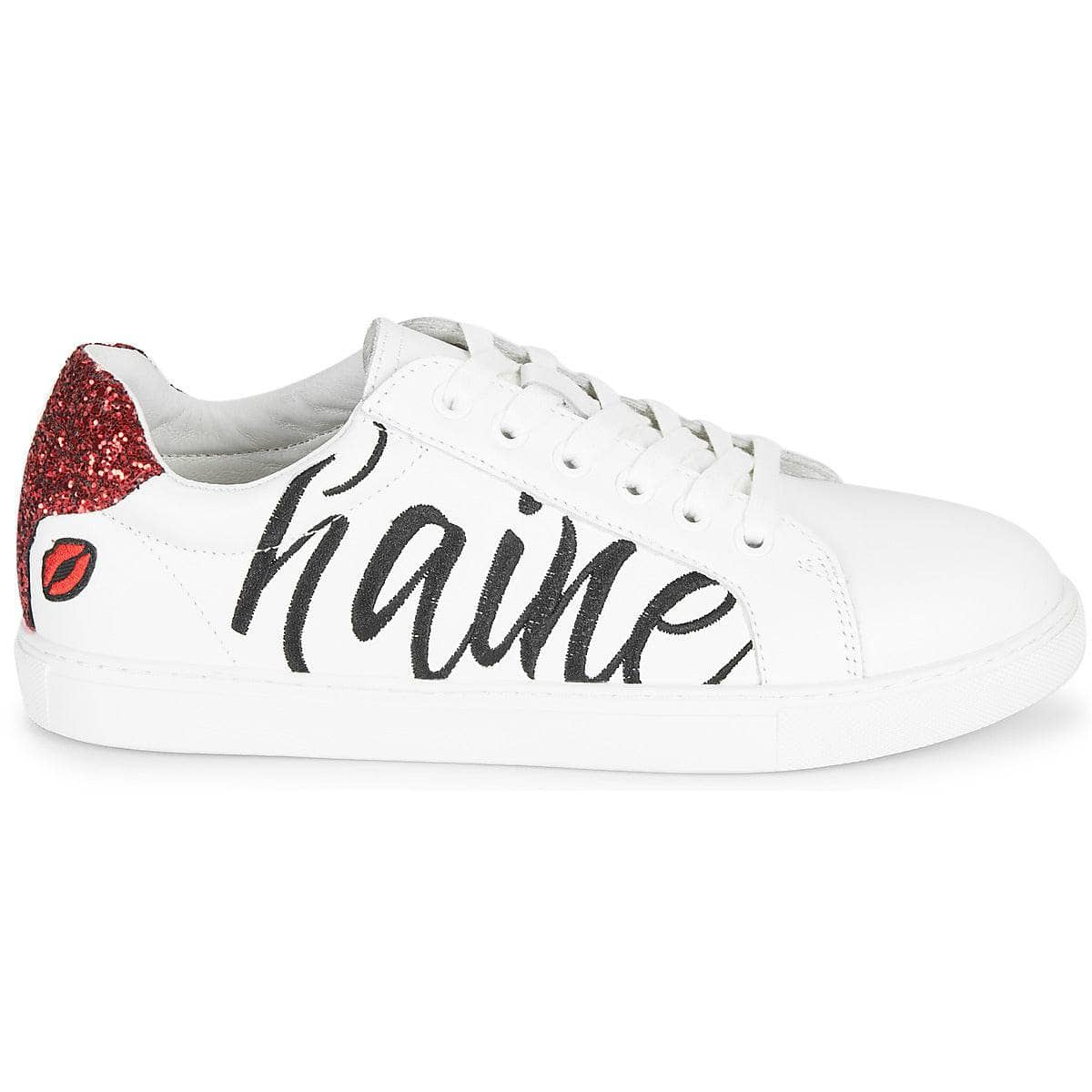 Sneakers basse Donna Bons baisers de Paname  SIMONE AMOUR/HAINE  Bianco