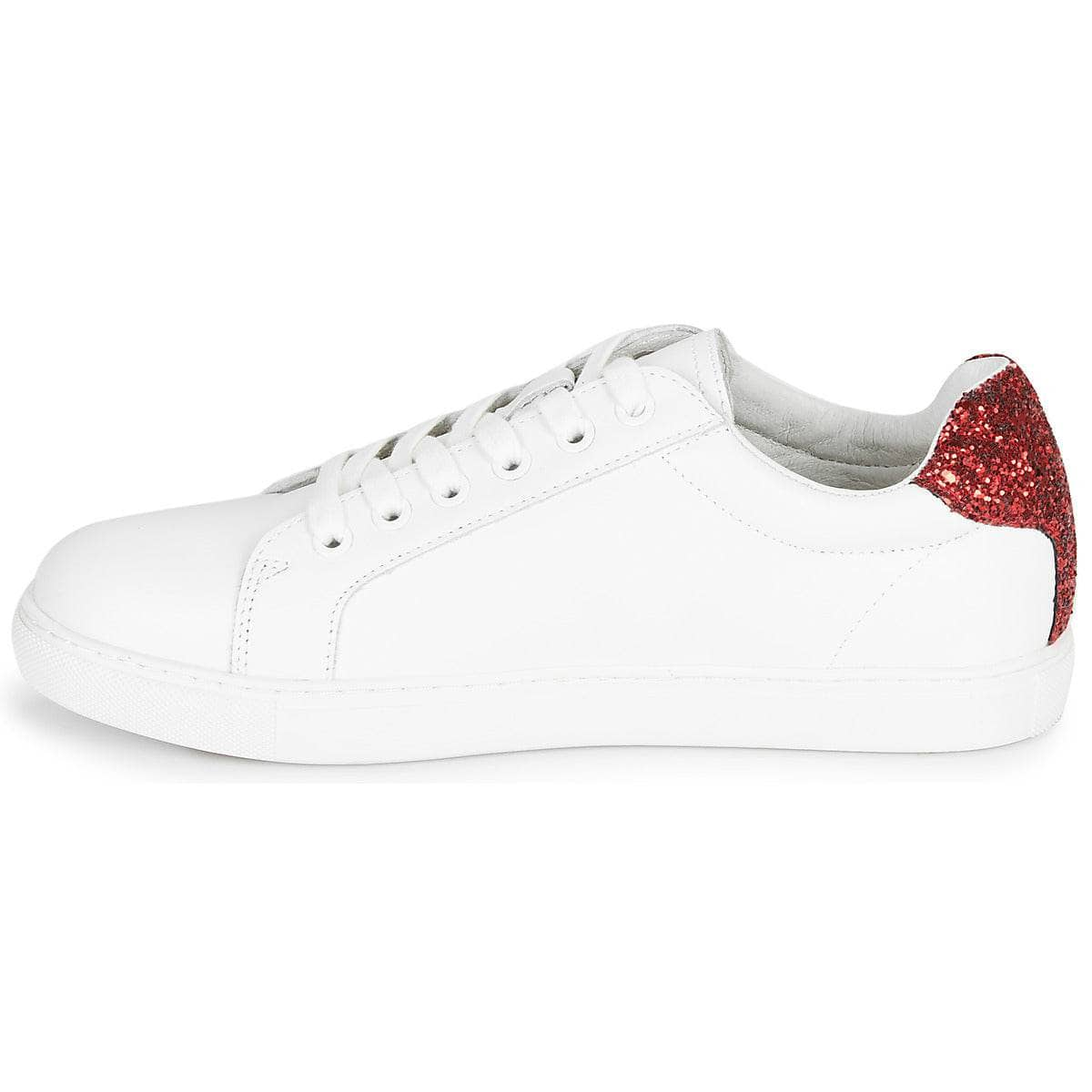 Sneakers basse Donna Bons baisers de Paname  SIMONE AMOUR/HAINE  Bianco