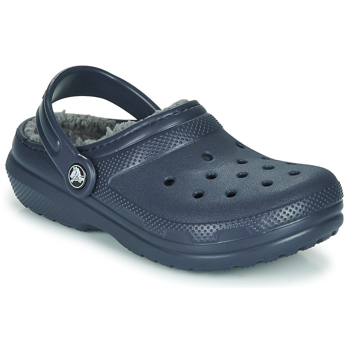 Scarpe bambini ragazza Crocs  Classic Lined Clog K  Blu