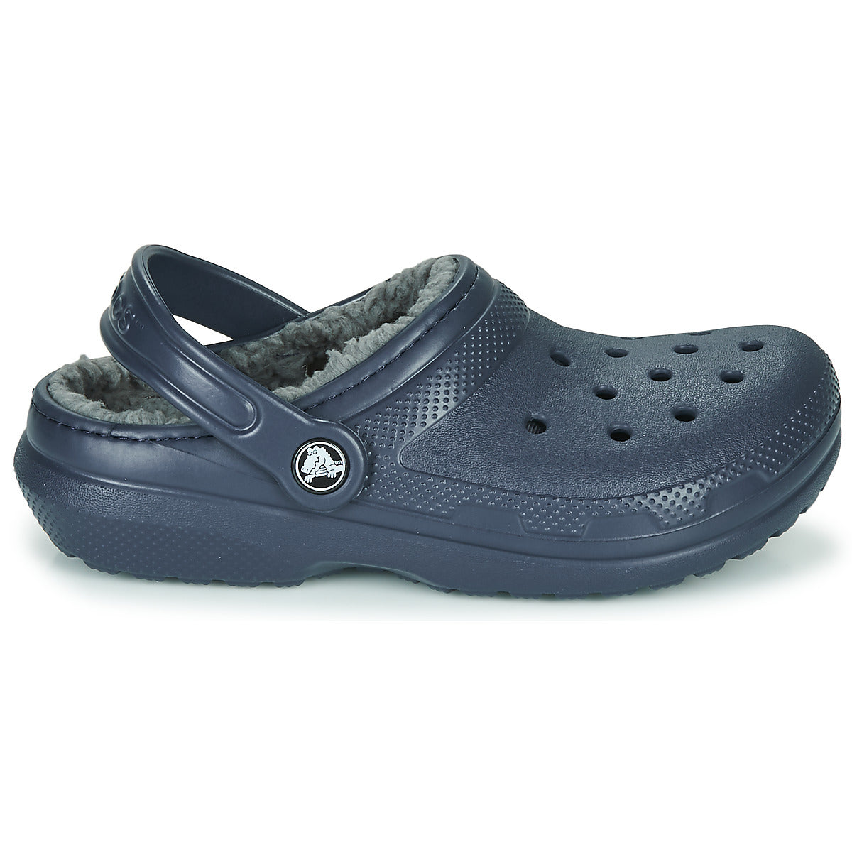 Scarpe bambini ragazza Crocs  Classic Lined Clog K  Blu