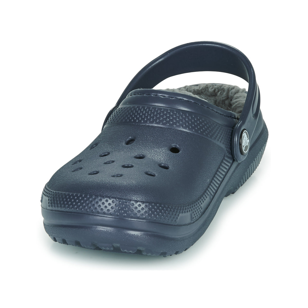 Scarpe bambini ragazza Crocs  Classic Lined Clog K  Blu