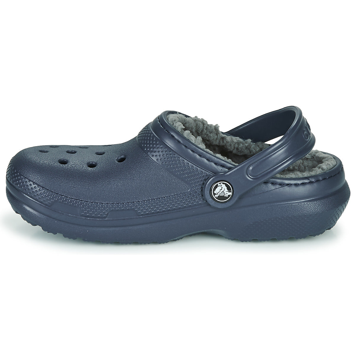 Scarpe bambini ragazza Crocs  Classic Lined Clog K  Blu