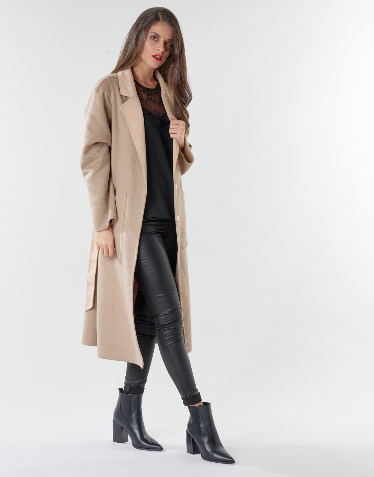 Mantella Donna Marciano  DAIMON COAT  Beige