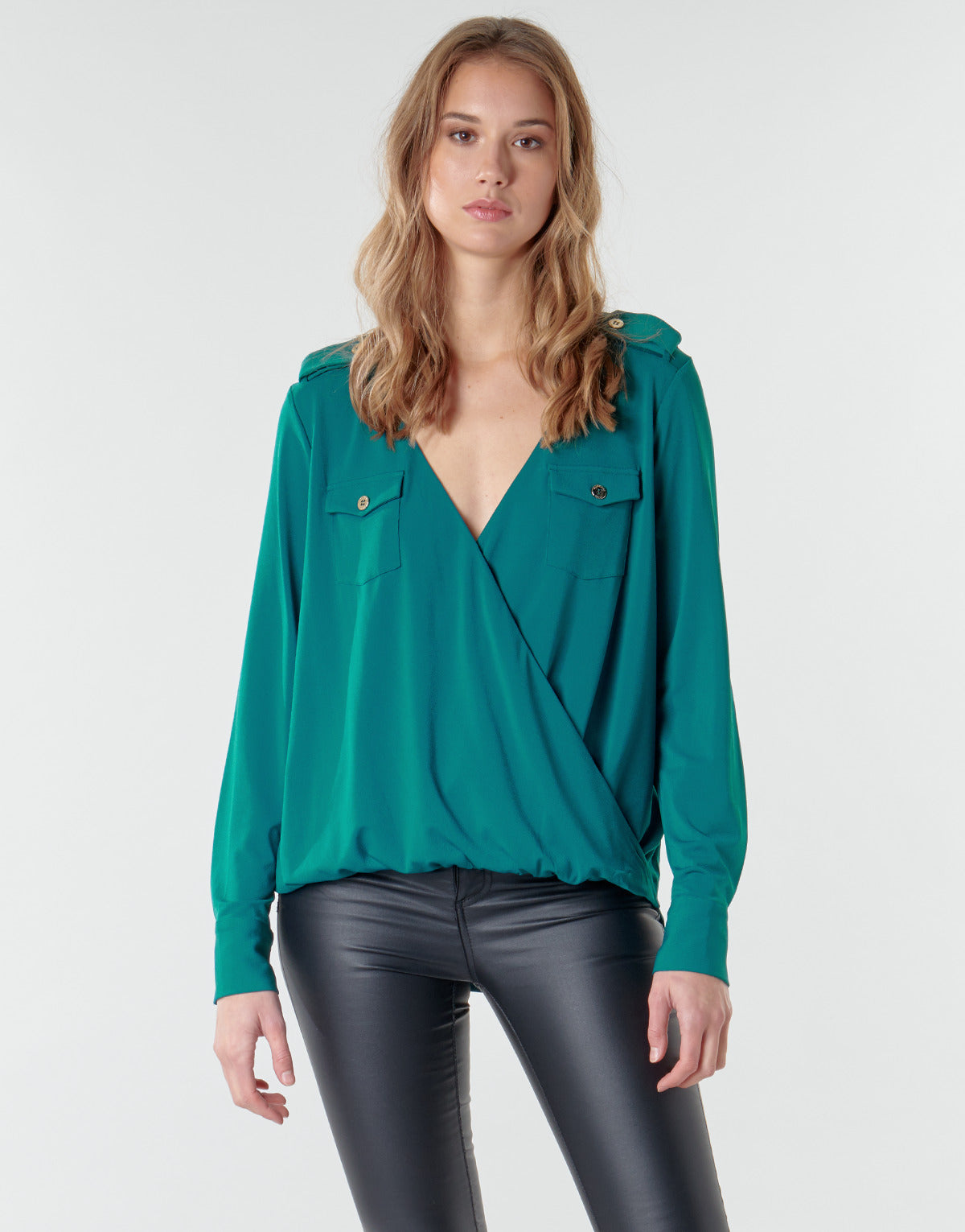 Camicetta Donna Marciano  SALLY CREPE TOP  Verde