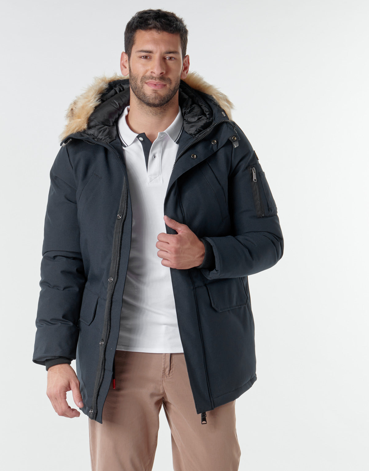 Parka Uomo Schott  NELSON20  Blu