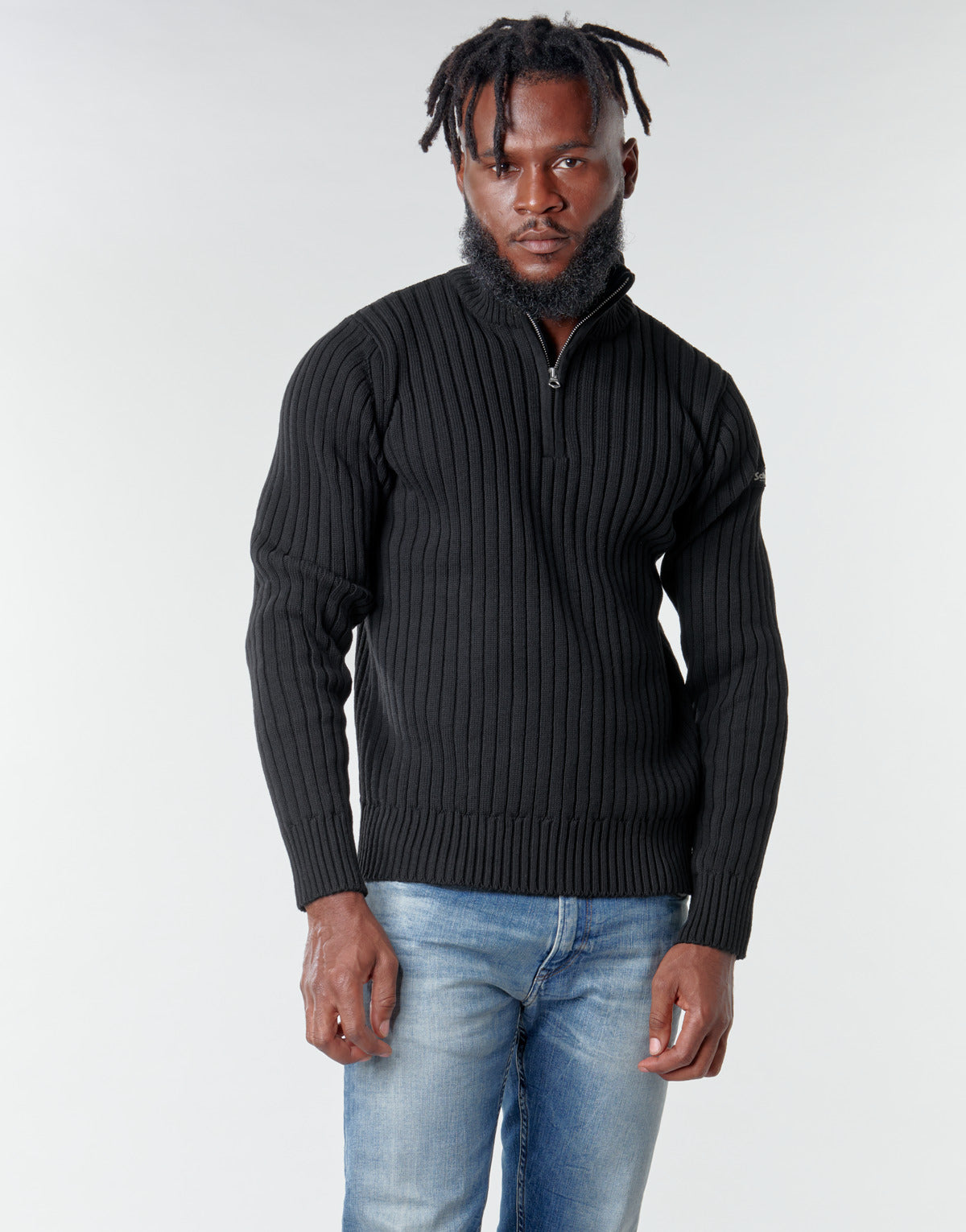 Maglione Uomo Schott  PLECORAGE2  Nero