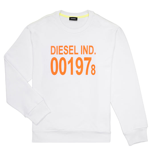 Felpa ragazzo Diesel  SGIRKJ3  Bianco