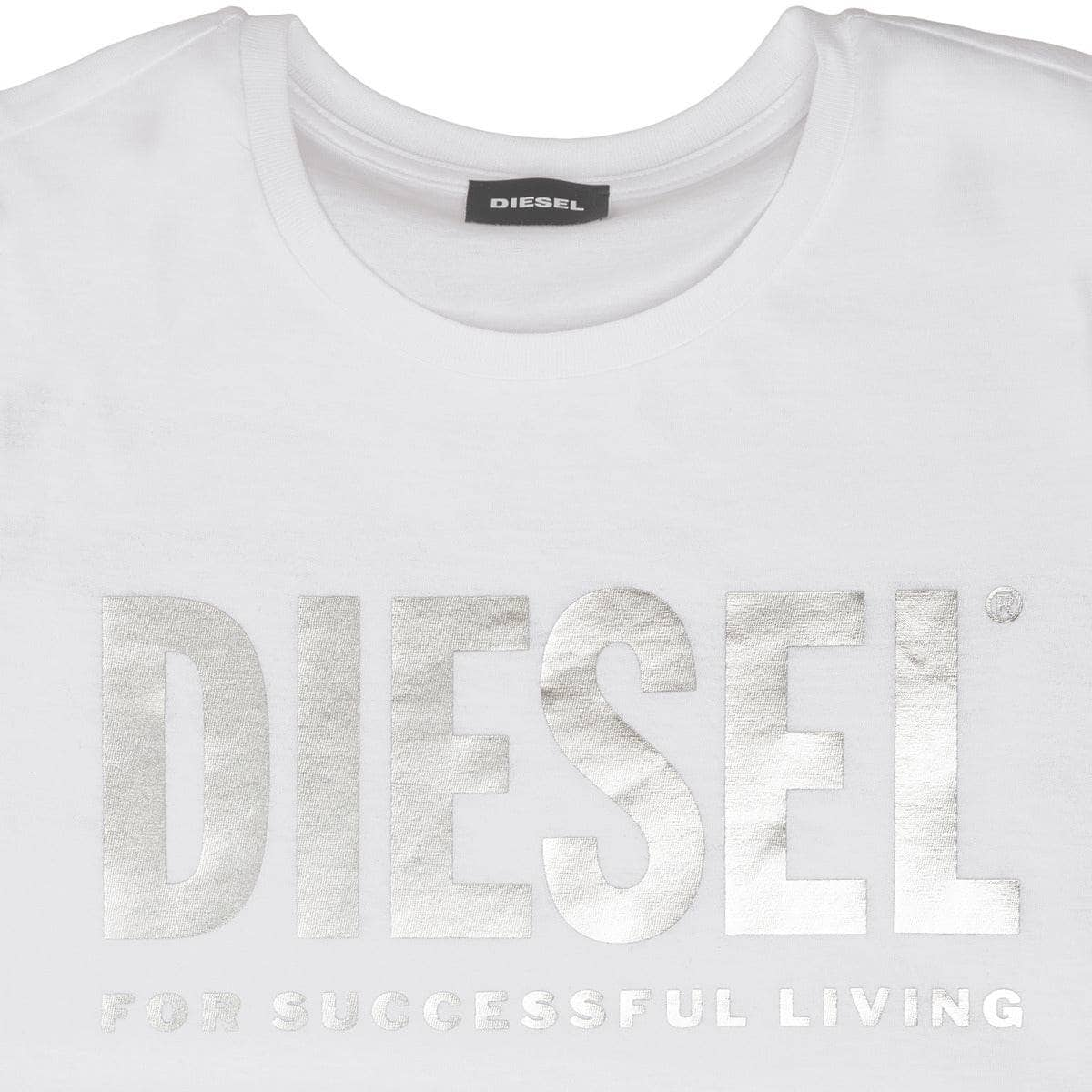 T-shirt ragazza Diesel  TSILYWX  Bianco