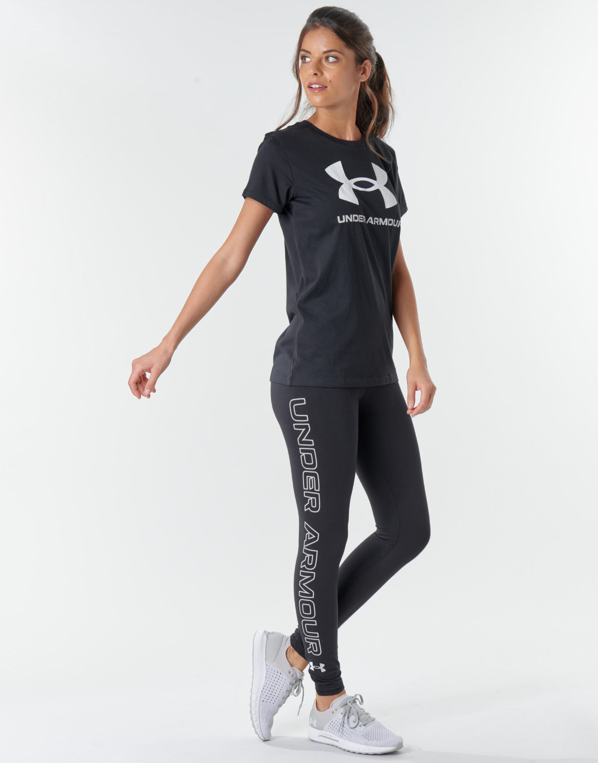 Collant Donna Under Armour  UA FAVORITE WM LEGGINGS  Nero