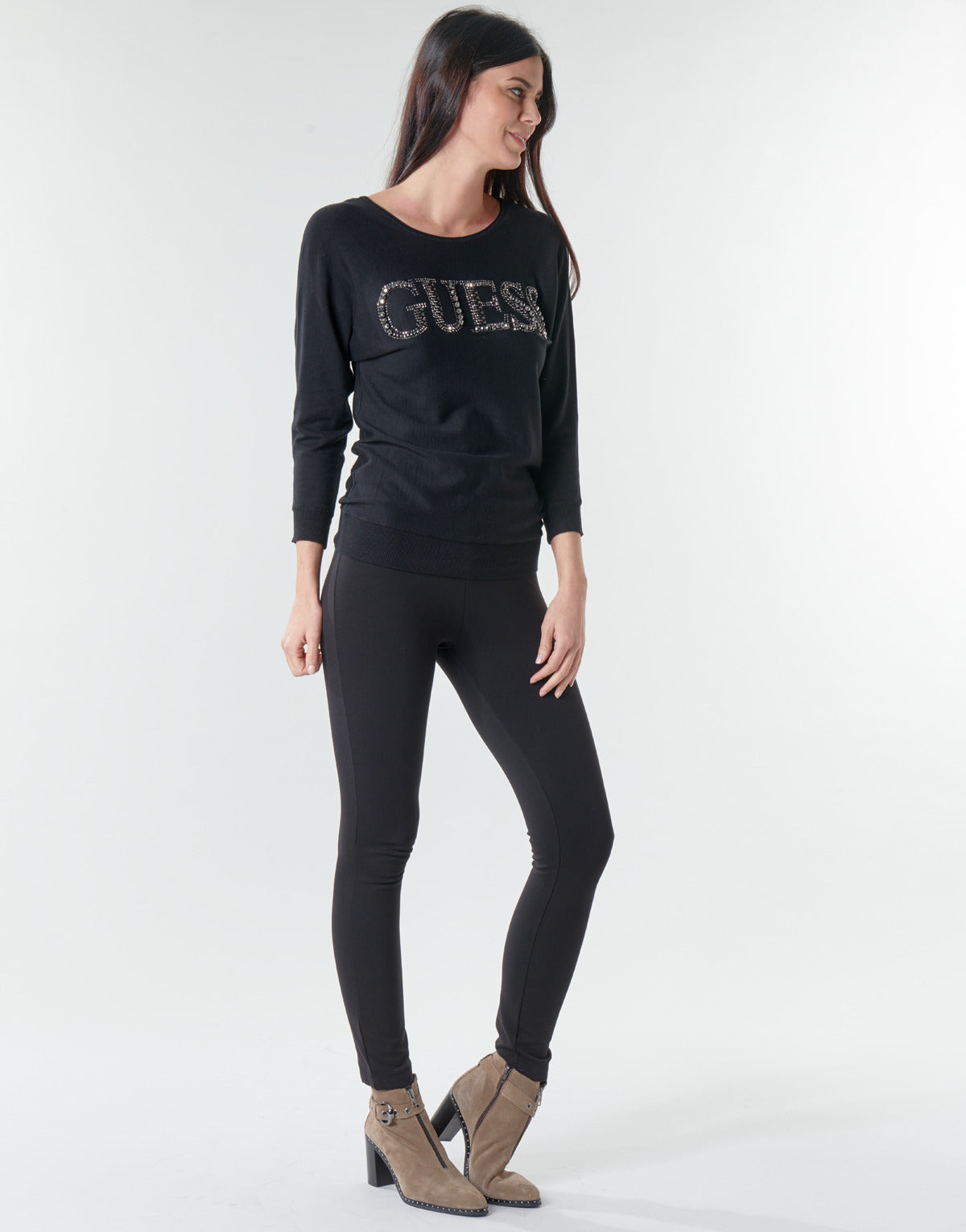 Maglione Donna Guess  TABITHA  Nero