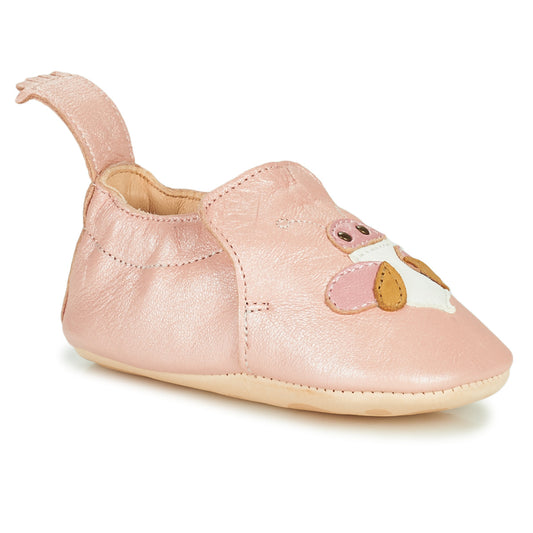 Pantofole bambini ragazza Easy Peasy  BLUMOO ABEILLE  Rosa