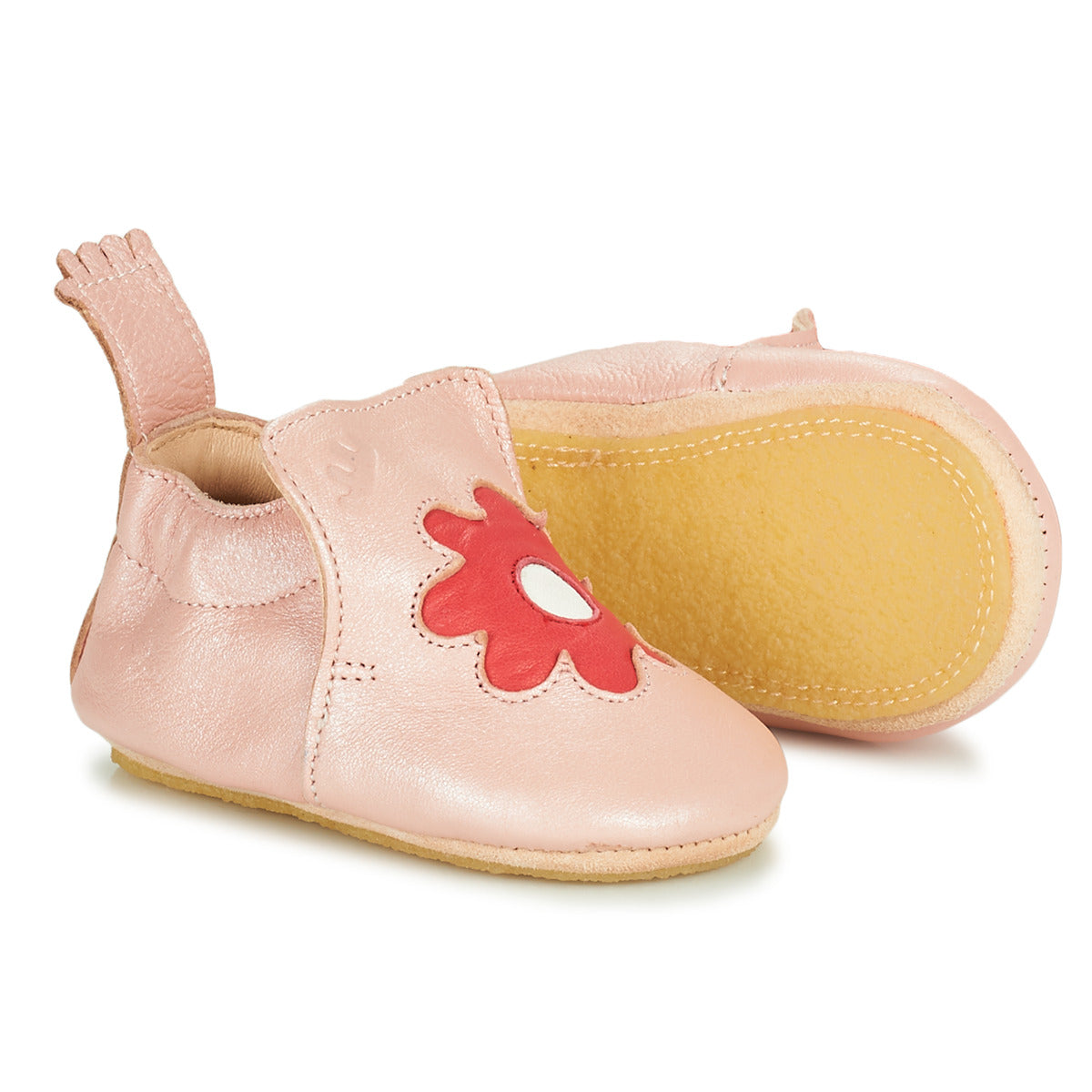 Pantofole bambini ragazza Easy Peasy  BLUBLU FLEURS  Rosa