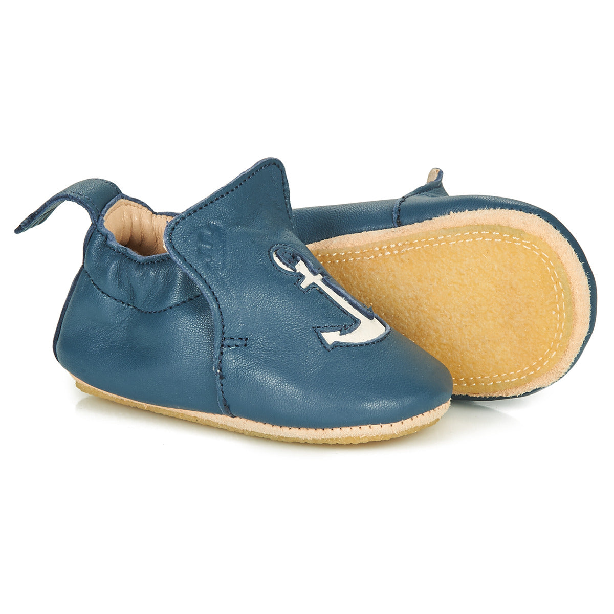 Pantofole bambini ragazza Easy Peasy  BLUBLU ANCRE  Blu