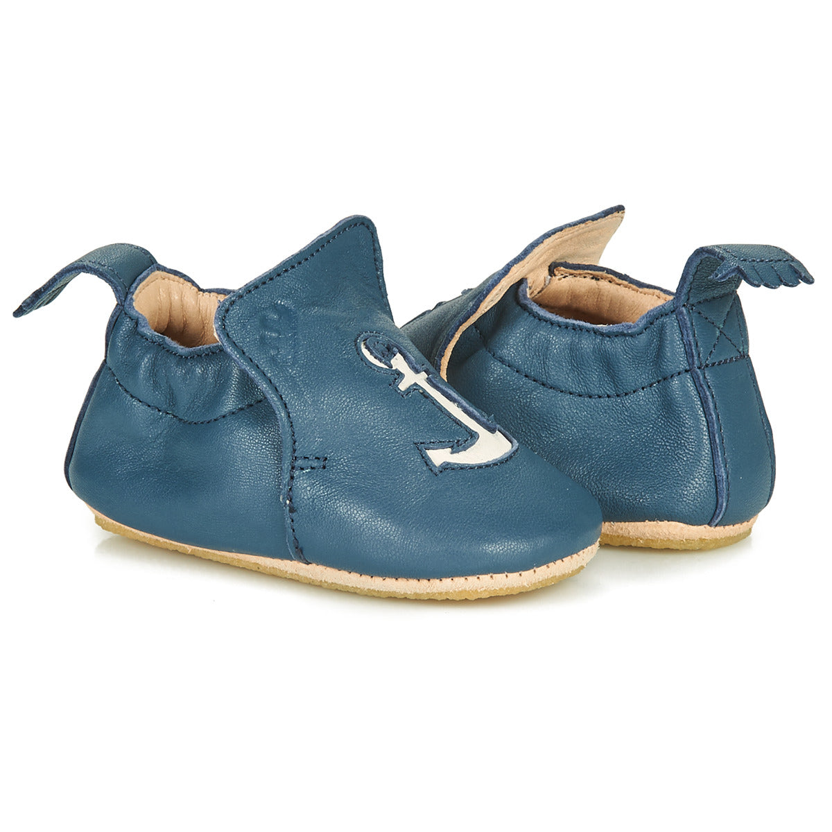 Pantofole bambini ragazza Easy Peasy  BLUBLU ANCRE  Blu