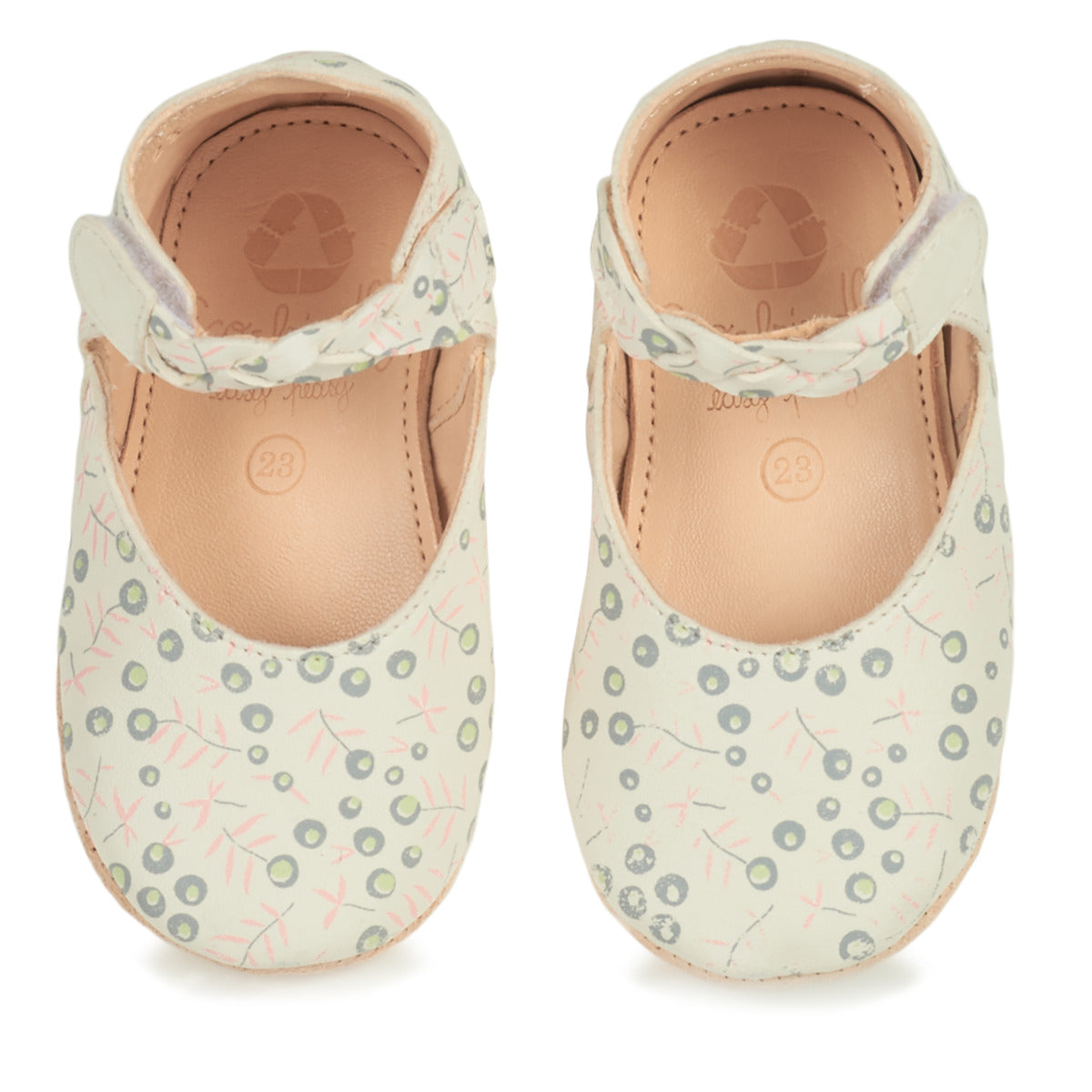 Pantofole bambini ragazzo Easy Peasy  BLUBLU DANCE  Bianco