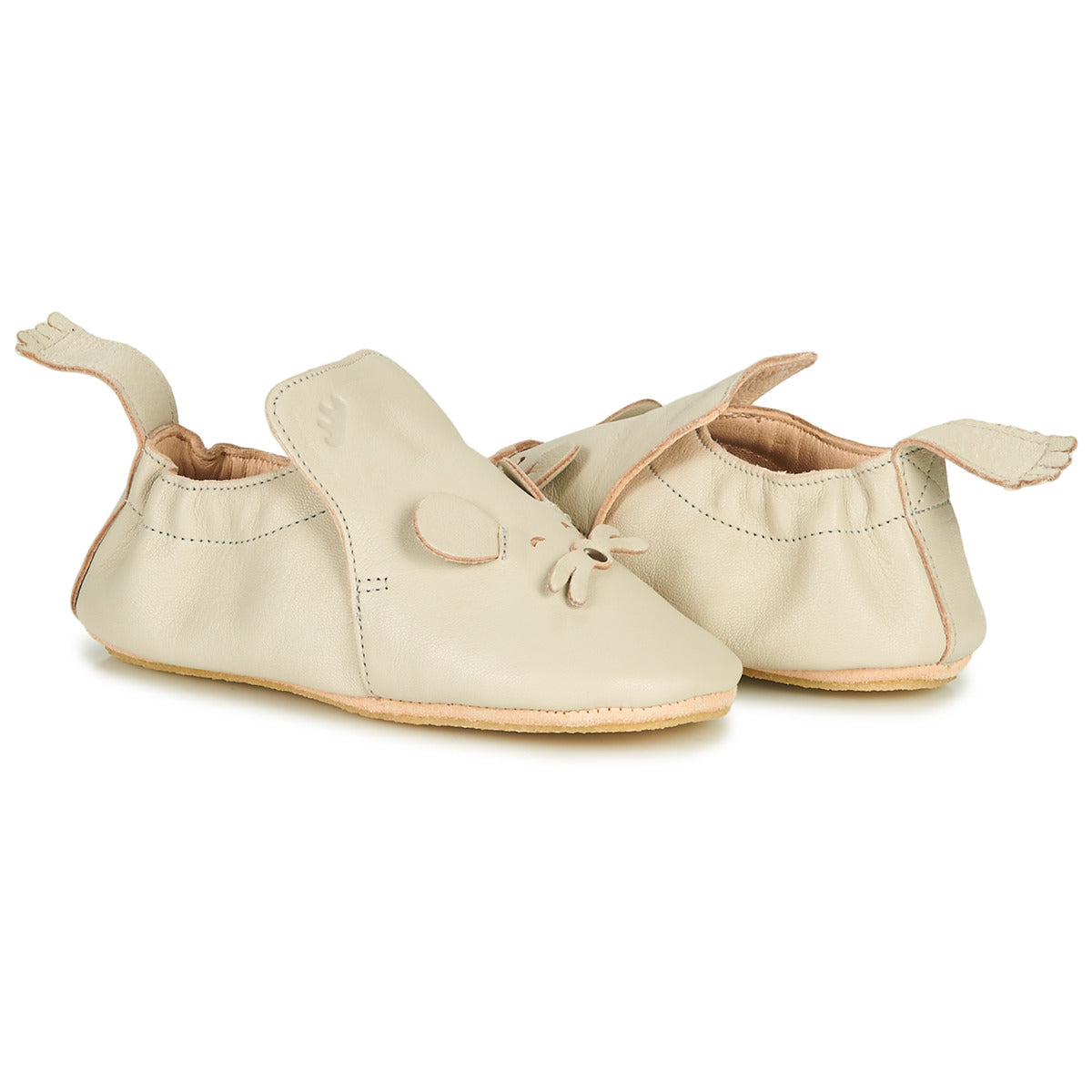 Pantofole bambini ragazzo Easy Peasy  BLUBLU MOUSE  Beige