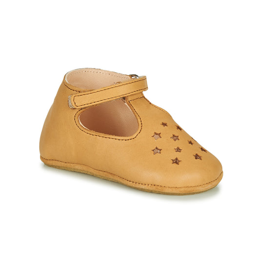 Pantofole bambini ragazza Easy Peasy  LILLOP  Marrone