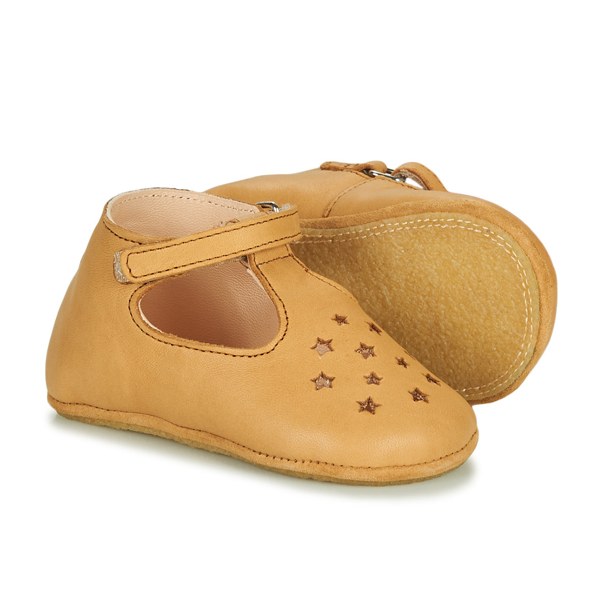 Pantofole bambini ragazza Easy Peasy  LILLOP  Marrone