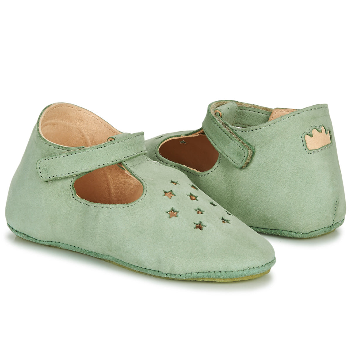 Pantofole bambini ragazza Easy Peasy  LILLOP  Verde