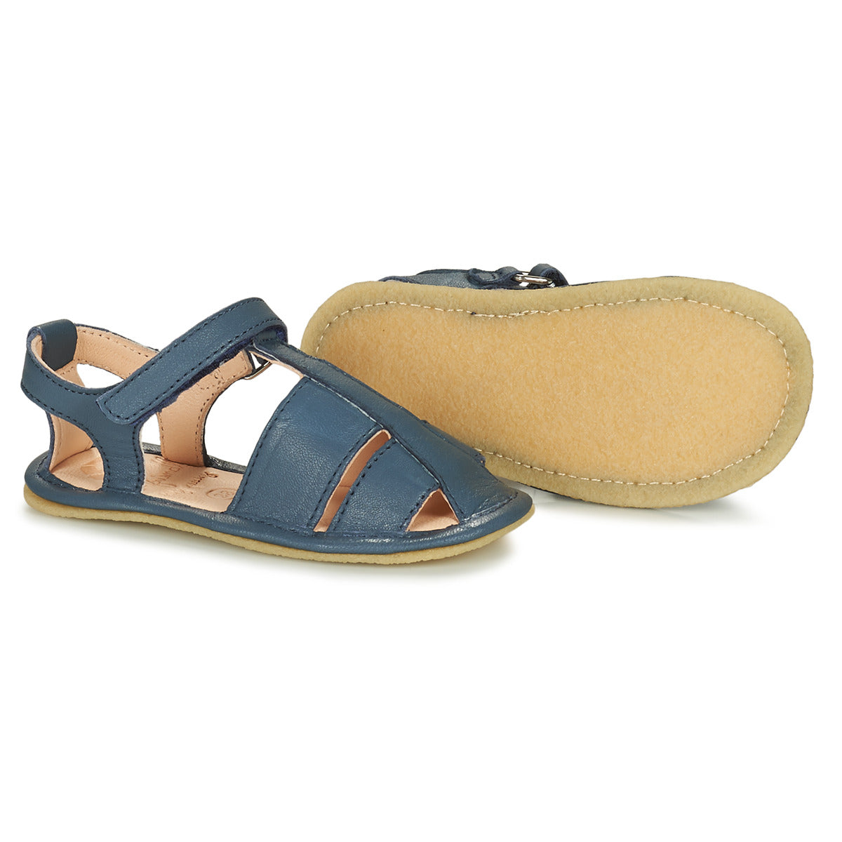 Pantofole bambini ragazza Easy Peasy  NOBLU  Blu