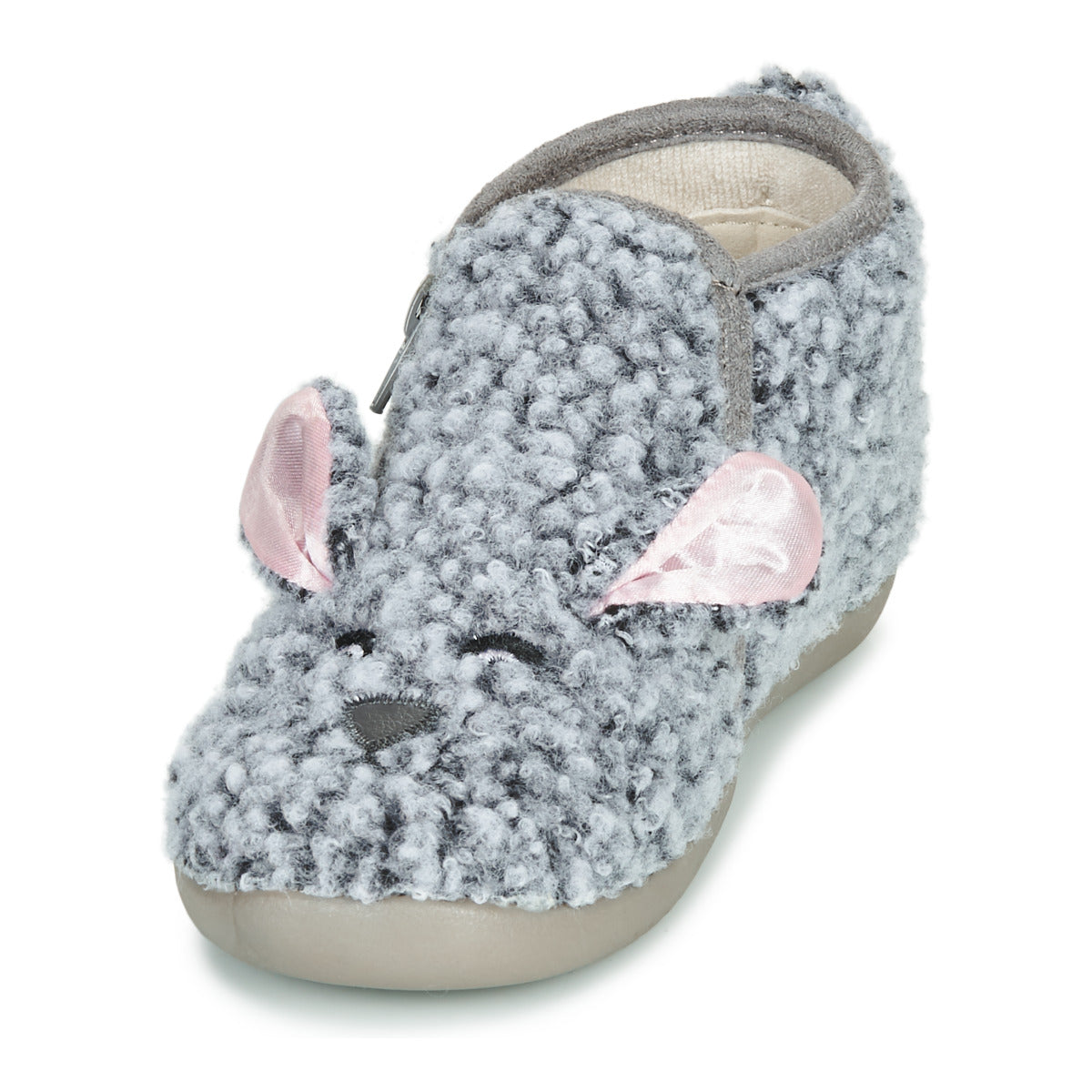 Pantofole bambini ragazzo Little Mary  LAPINZIP  Grigio