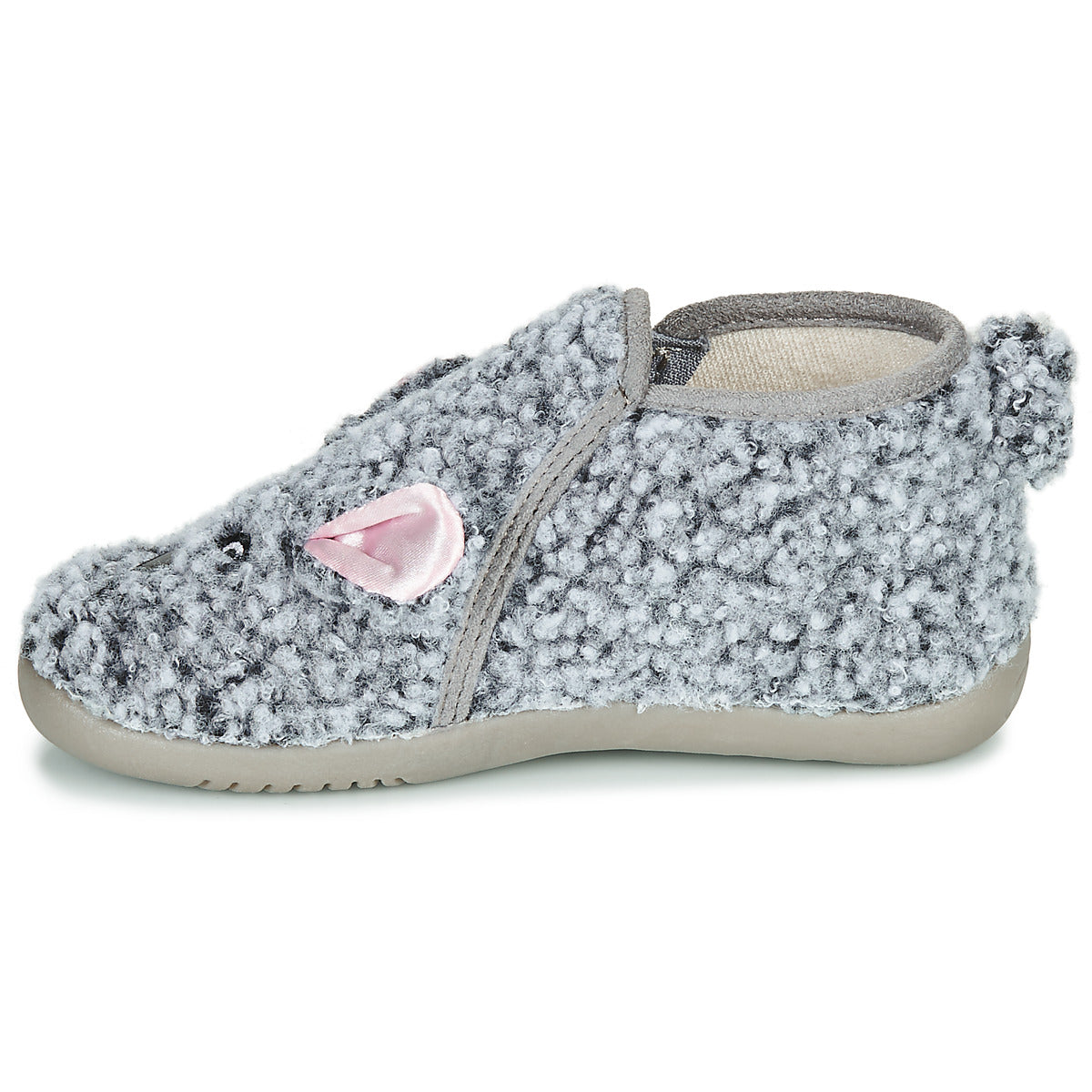 Pantofole bambini ragazzo Little Mary  LAPINZIP  Grigio