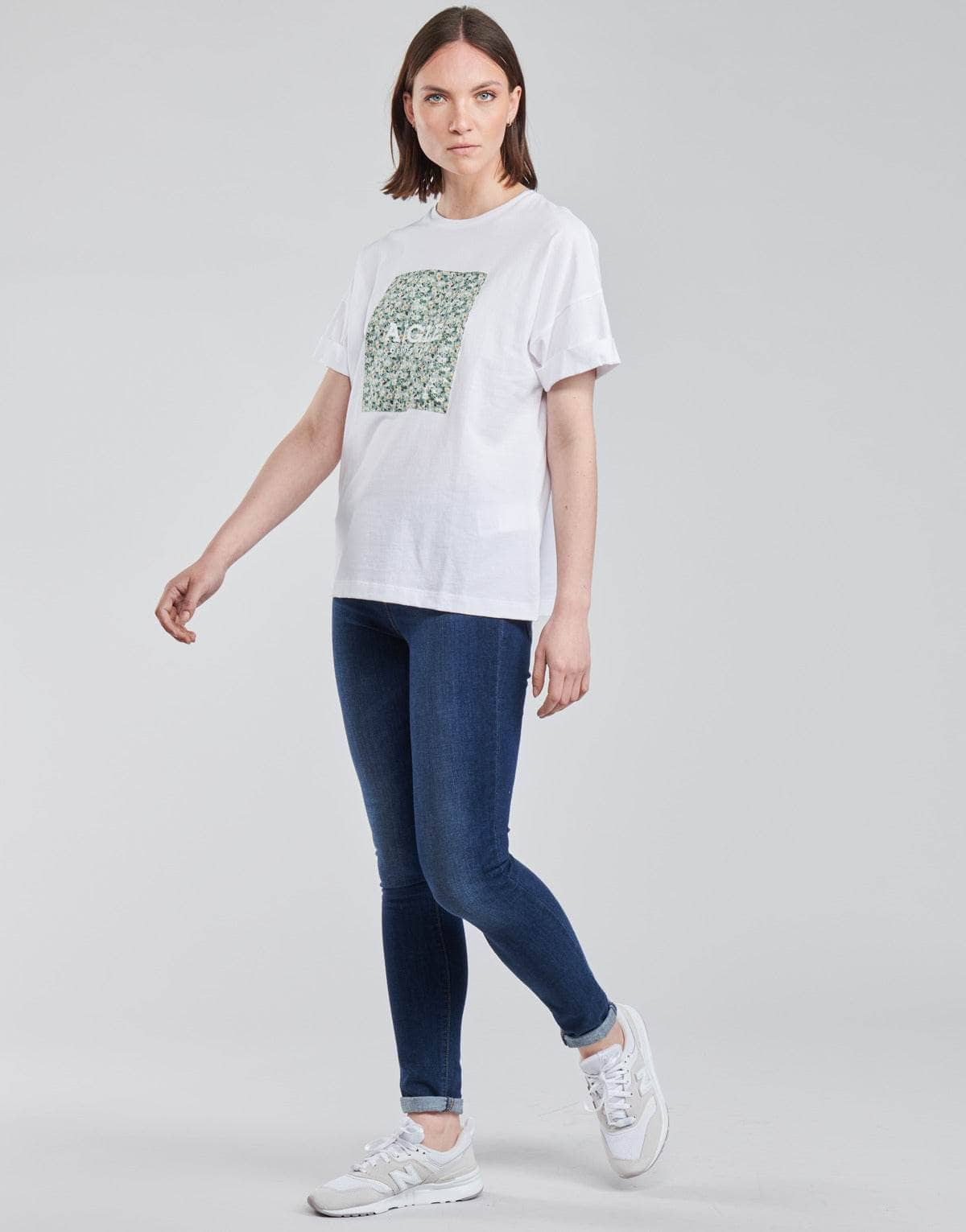 T-shirt Donna Aigle  RAOPTELIB  Bianco