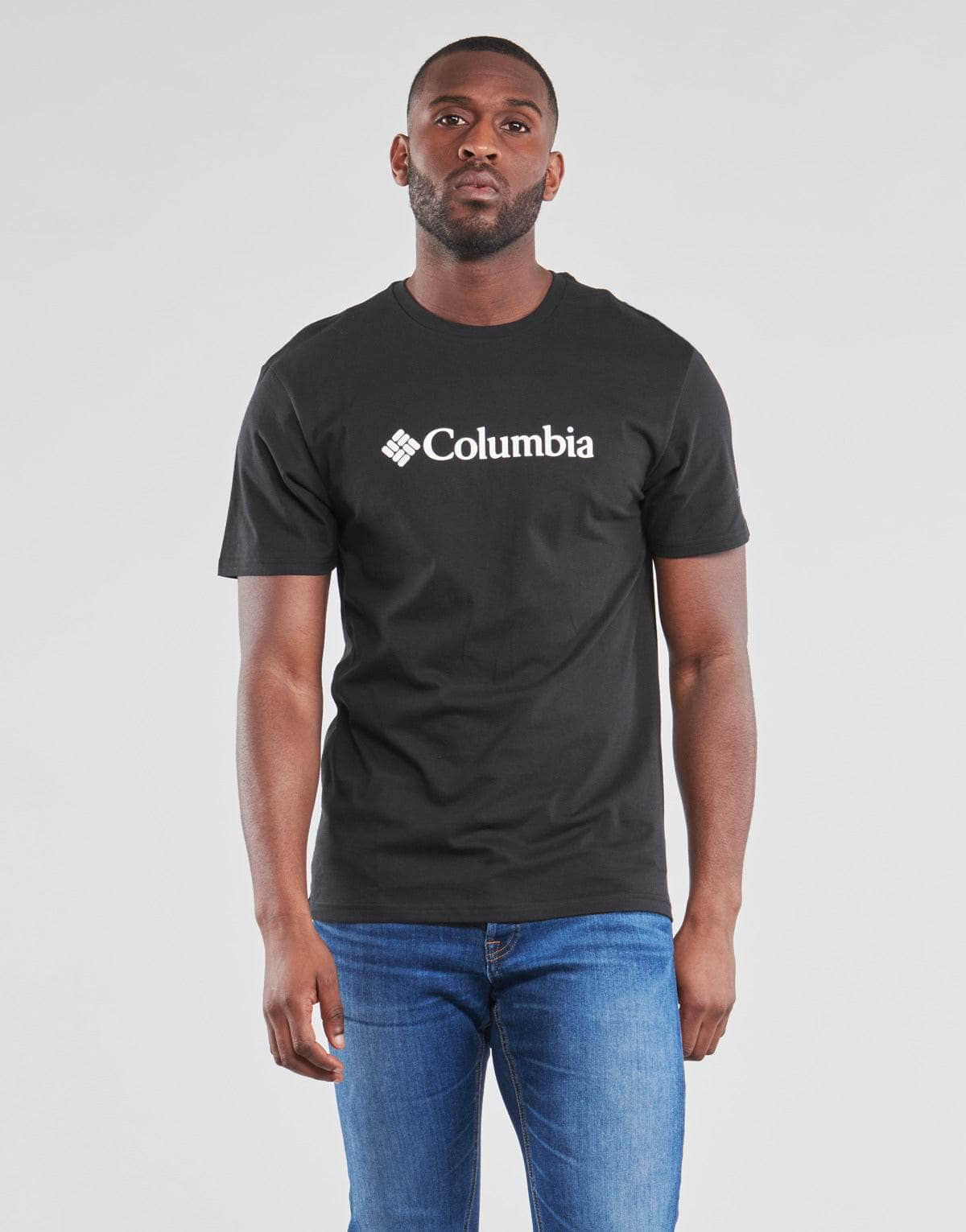 T-shirt Uomo Columbia  CSC BASIC LOGO SHORT SLEEVE SHIRT  Nero