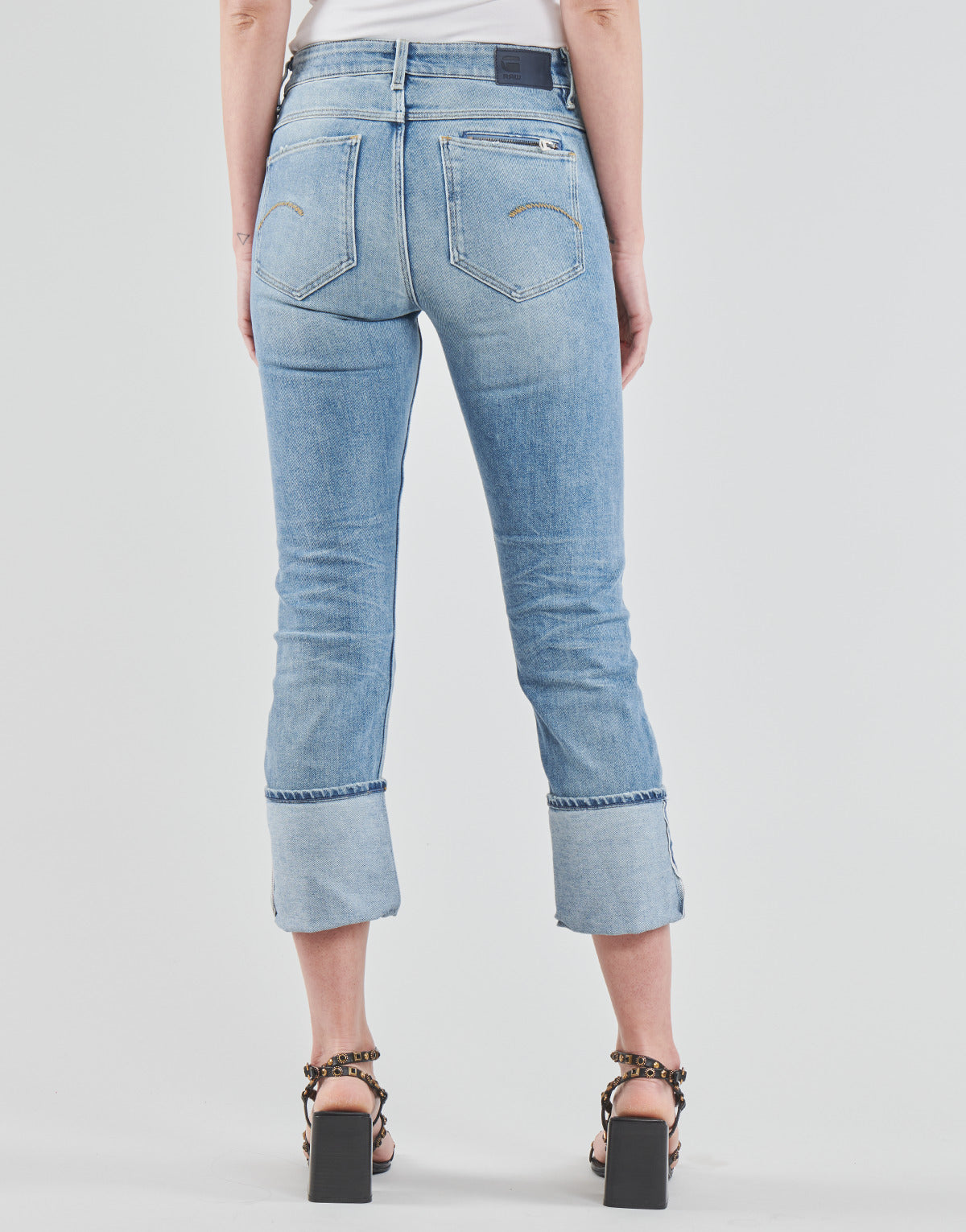 Jeans Donna G-Star Raw  NOXER HIGH STRAIGHT WMN  Blu