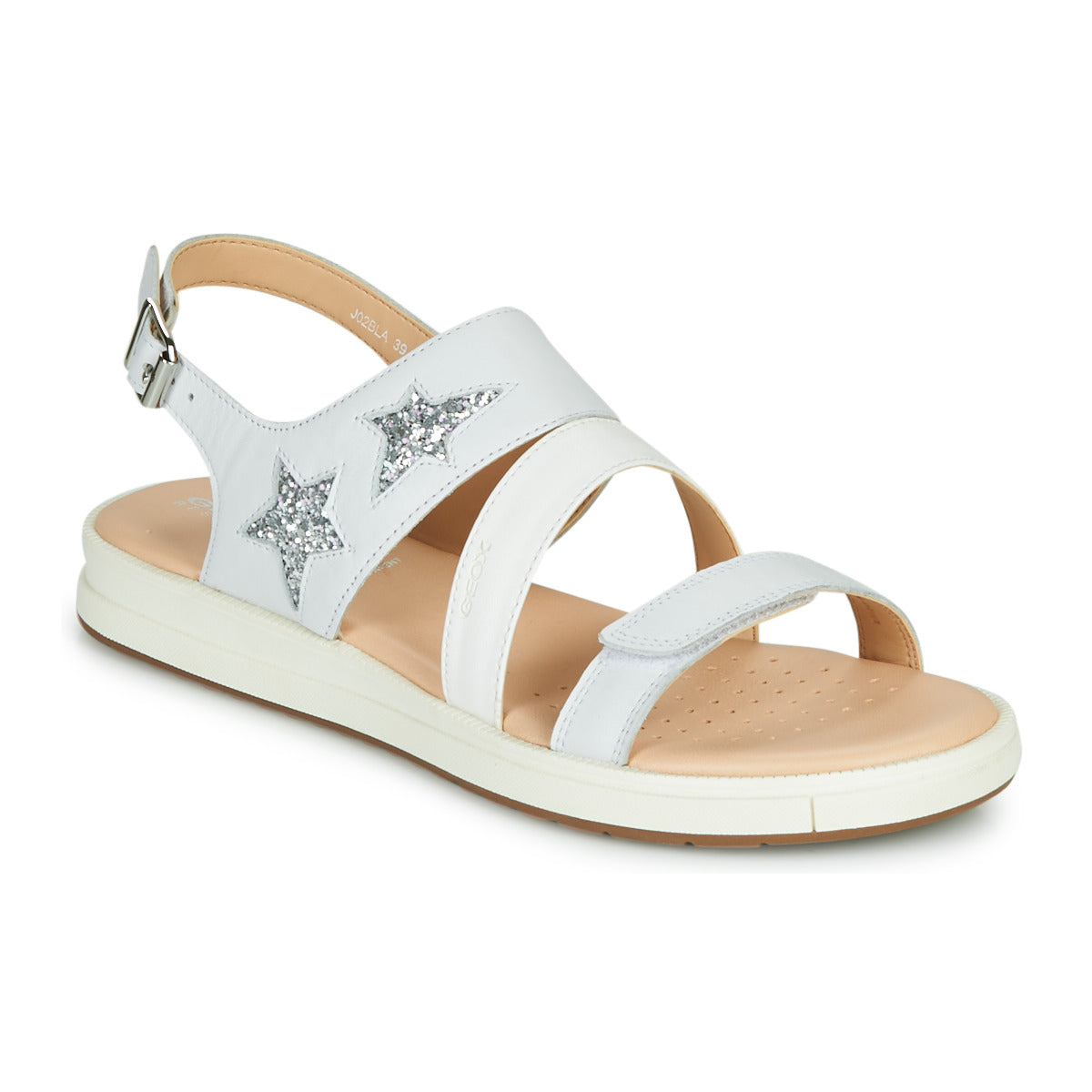 Sandali bambini ragazza Geox  J SANDAL REBECCA GIR  Bianco