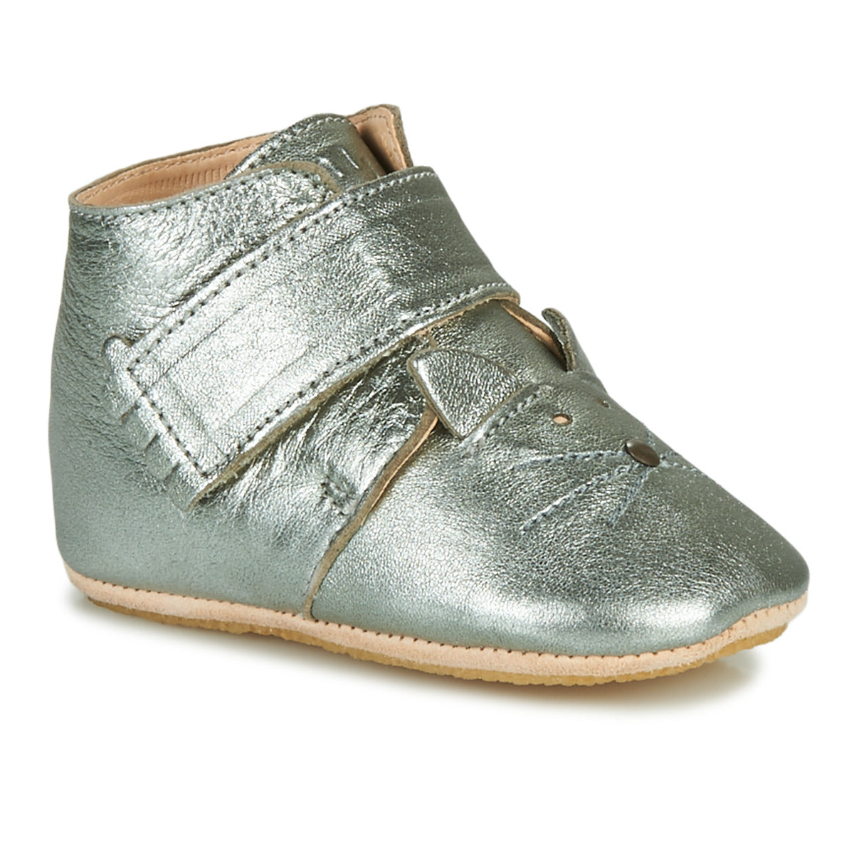 Pantofole bambini ragazza Easy Peasy  KINY CHAT  Grigio