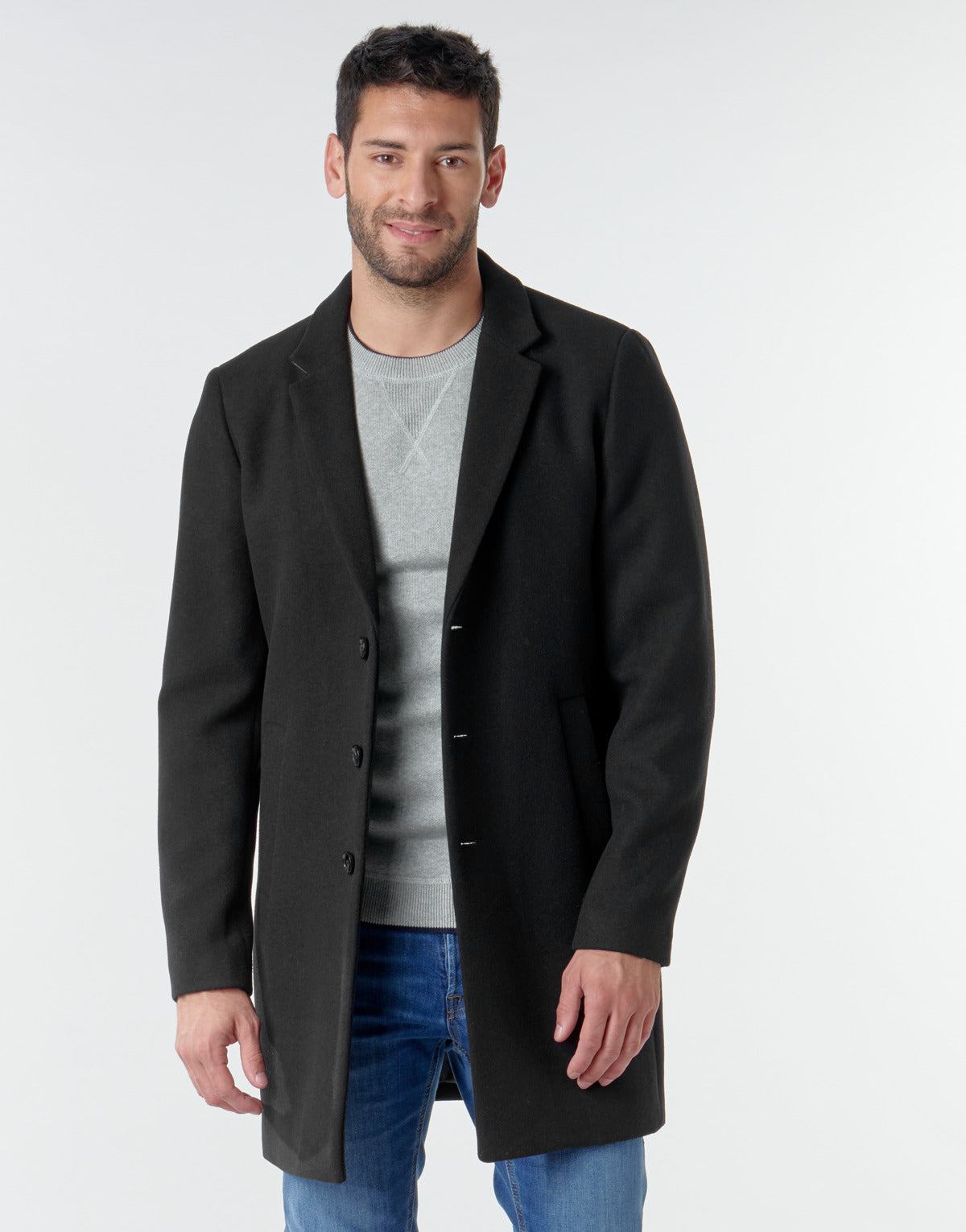 Mantella Uomo Jack & Jones  JJEMOULDER  Nero