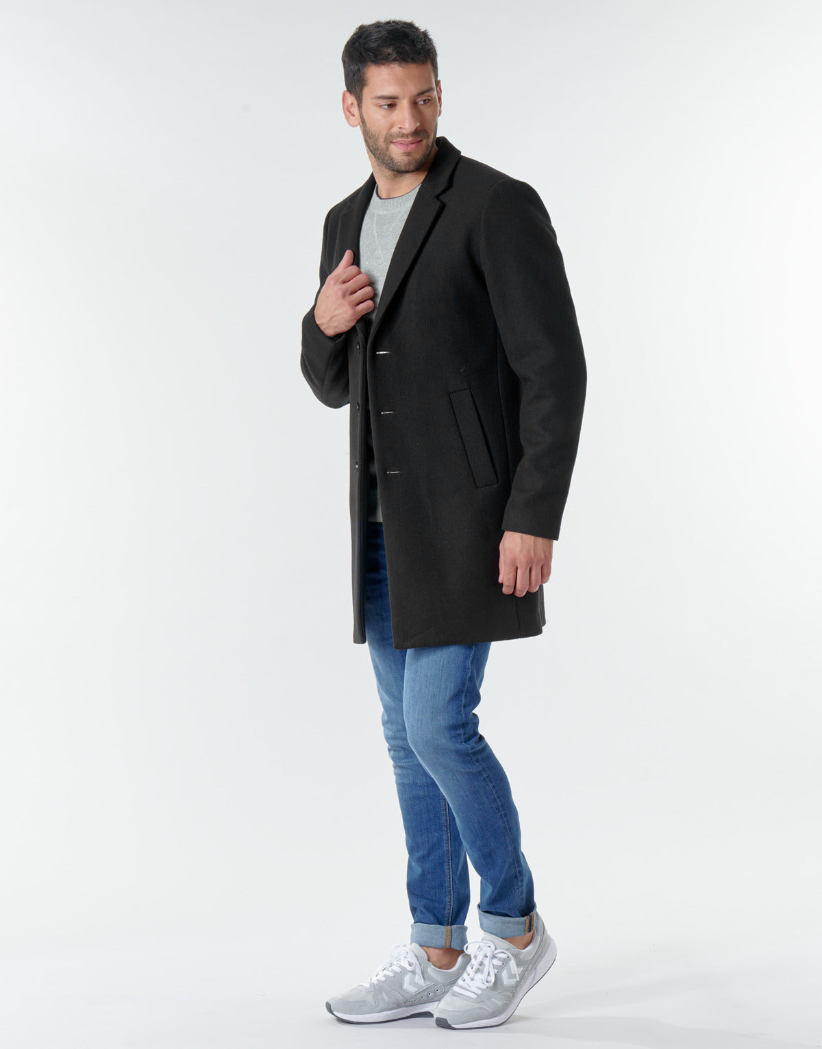 Mantella Uomo Jack & Jones  JJEMOULDER  Nero