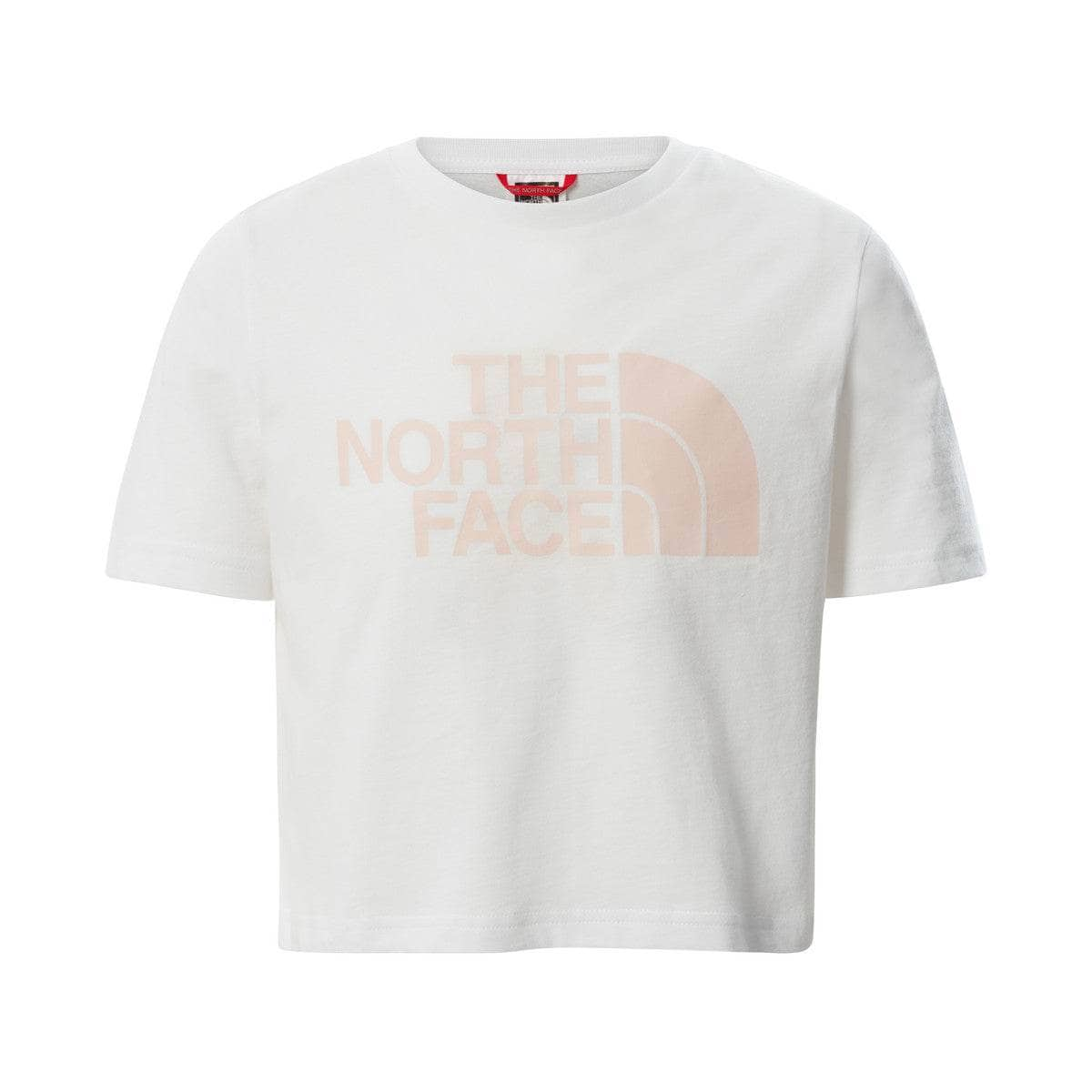 T-shirt ragazza The North Face  EASY CROPPED TEE  Bianco