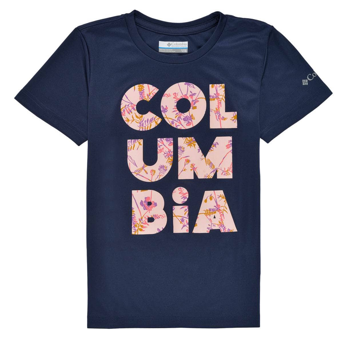 T-shirt ragazza Columbia  PETIT POND GRAPHIC  Blu