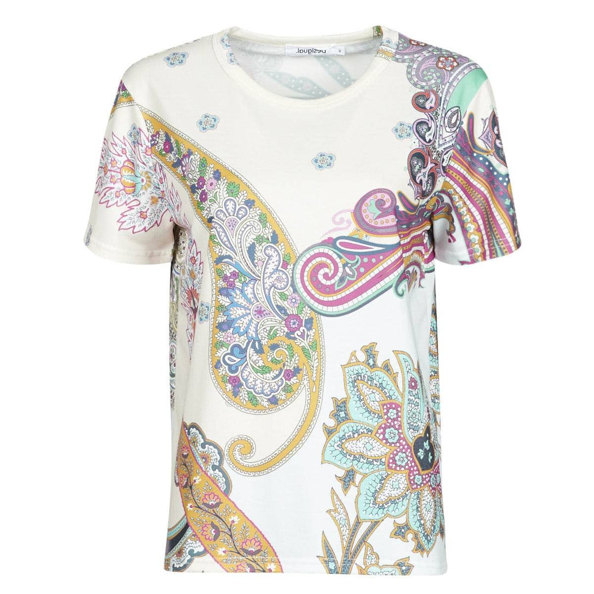 T-shirt Donna Desigual  POPASLEY  Multicolore