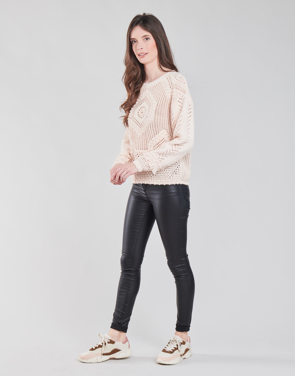 Maglione Donna Cream  CELESTE KNIT  Beige