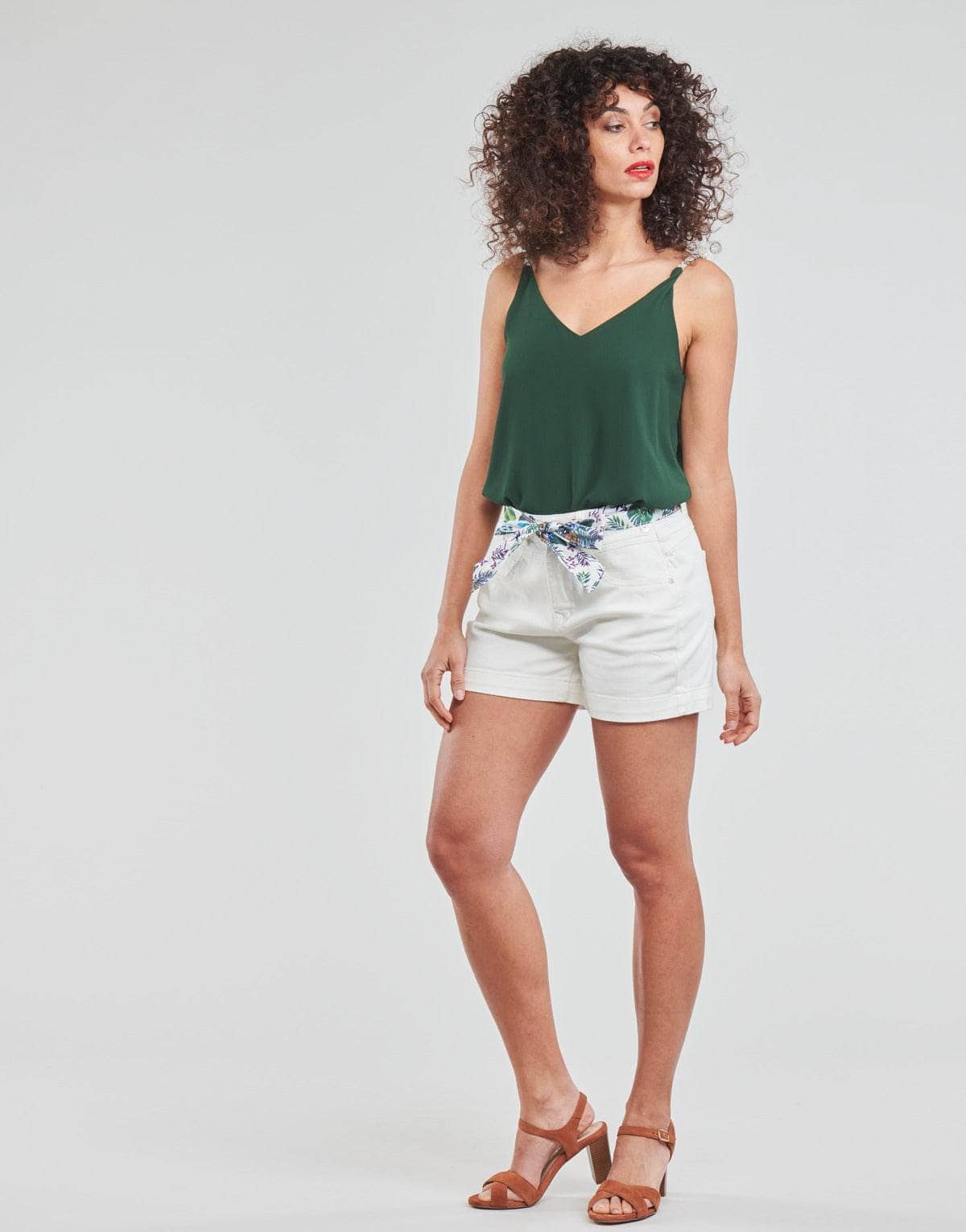 Shorts Donna Freeman T.Porter  GINGER MUZEY  Bianco