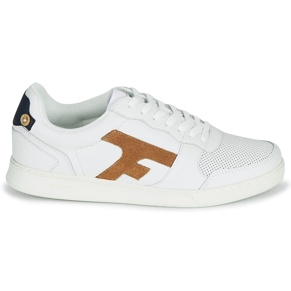 Sneakers Uomo Faguo  HAZEL LEATHER  Bianco