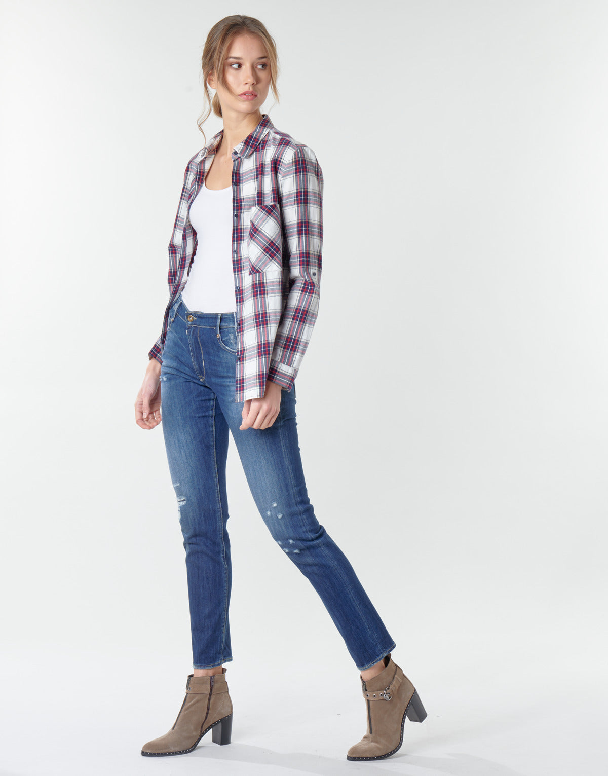 Jeans boyfriend Donna Le Temps des Cerises  200/43 LIOR  Blu