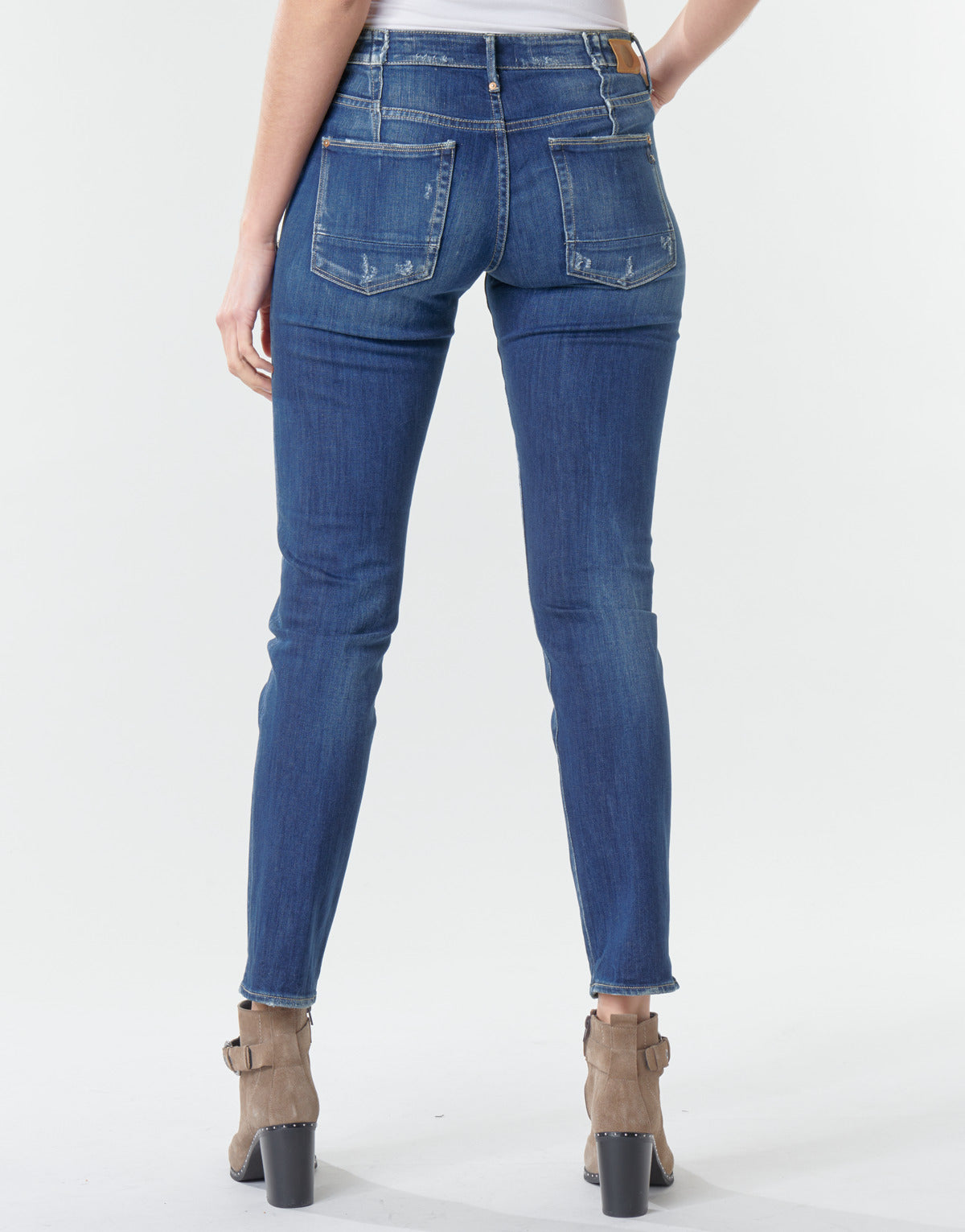 Jeans boyfriend Donna Le Temps des Cerises  200/43 LIOR  Blu