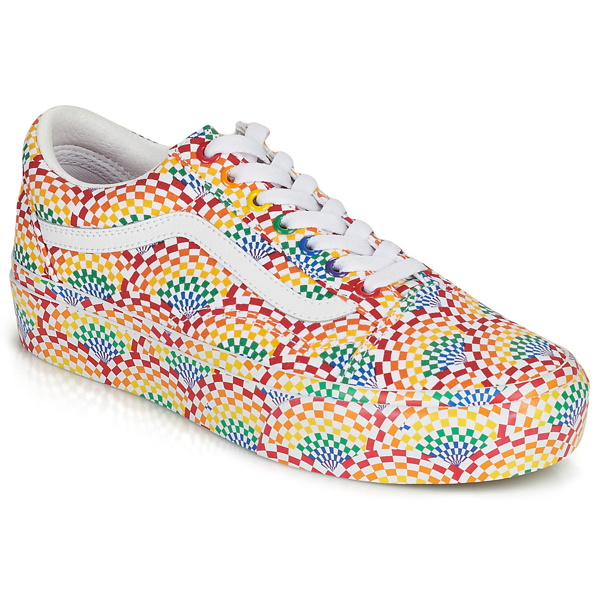 Sneakers basse Donna Vans  OLD SKOOL PLATFORM  Multicolore