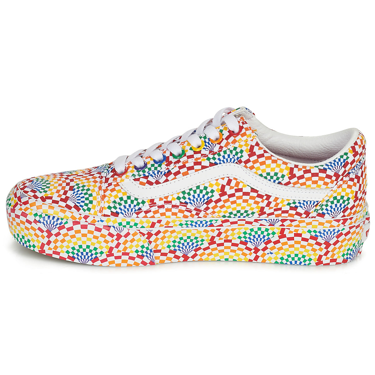 Sneakers basse Donna Vans  OLD SKOOL PLATFORM  Multicolore