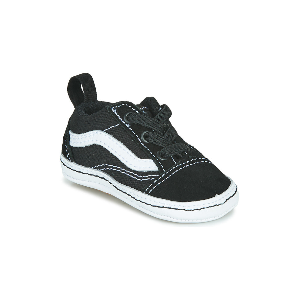 Scarpe bambini ragazzo Vans  OLD SKOOL CRIB  Nero