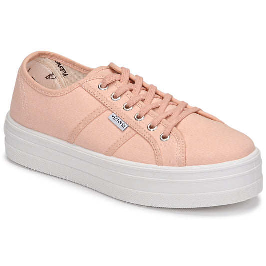 Sneakers basse Donna Victoria  BARCELONA LONA  Rosa