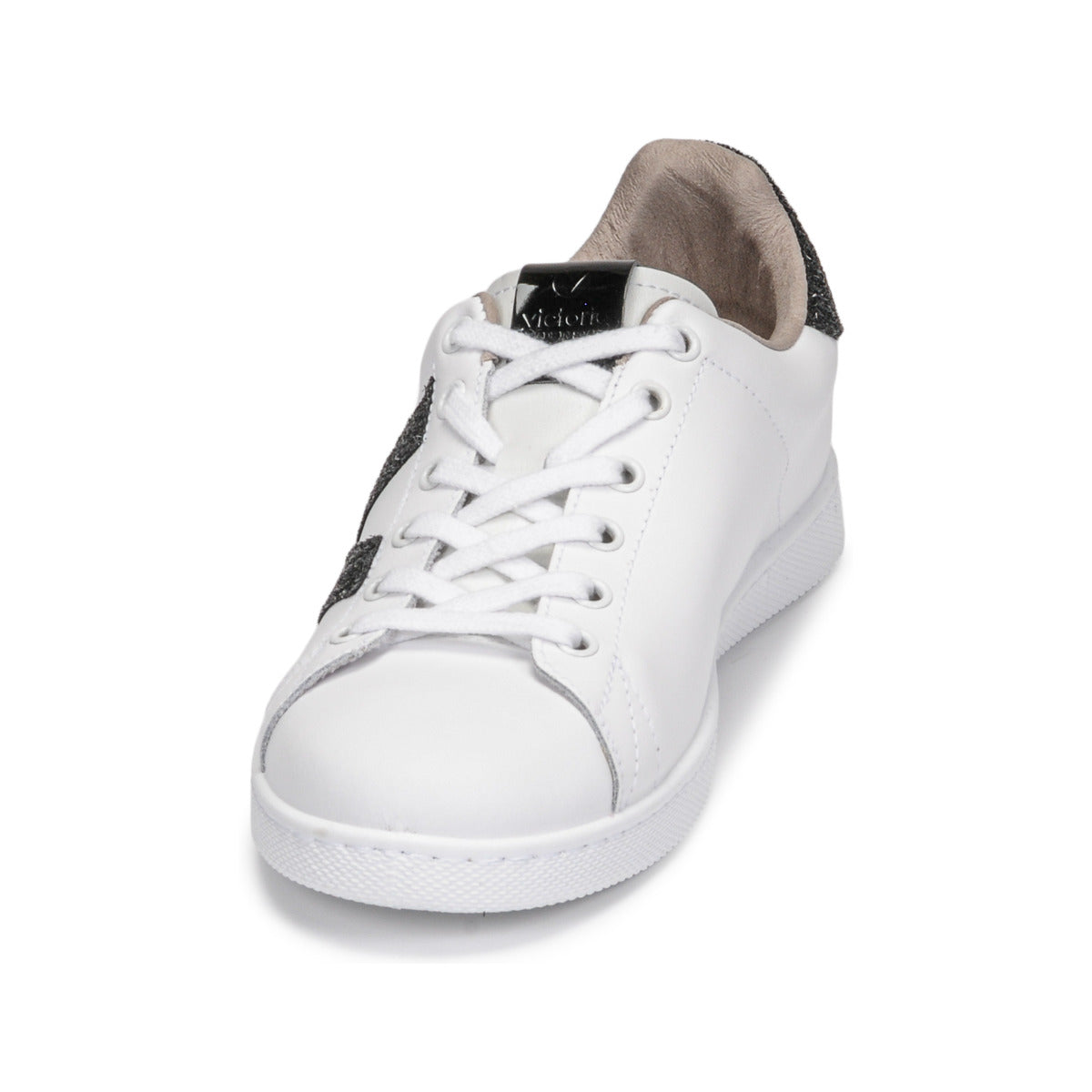 Sneakers basse Donna Victoria  TENIS PIEL GLITTER  Bianco