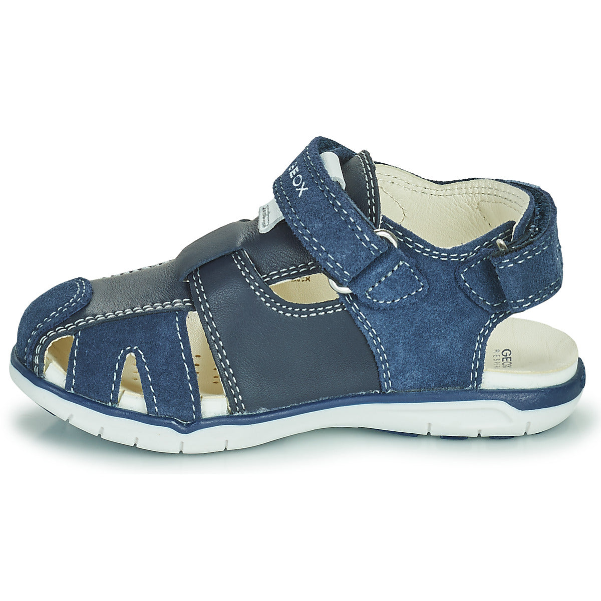 Sandali bambini ragazzo Geox  SANDAL DELHI BOY  Blu