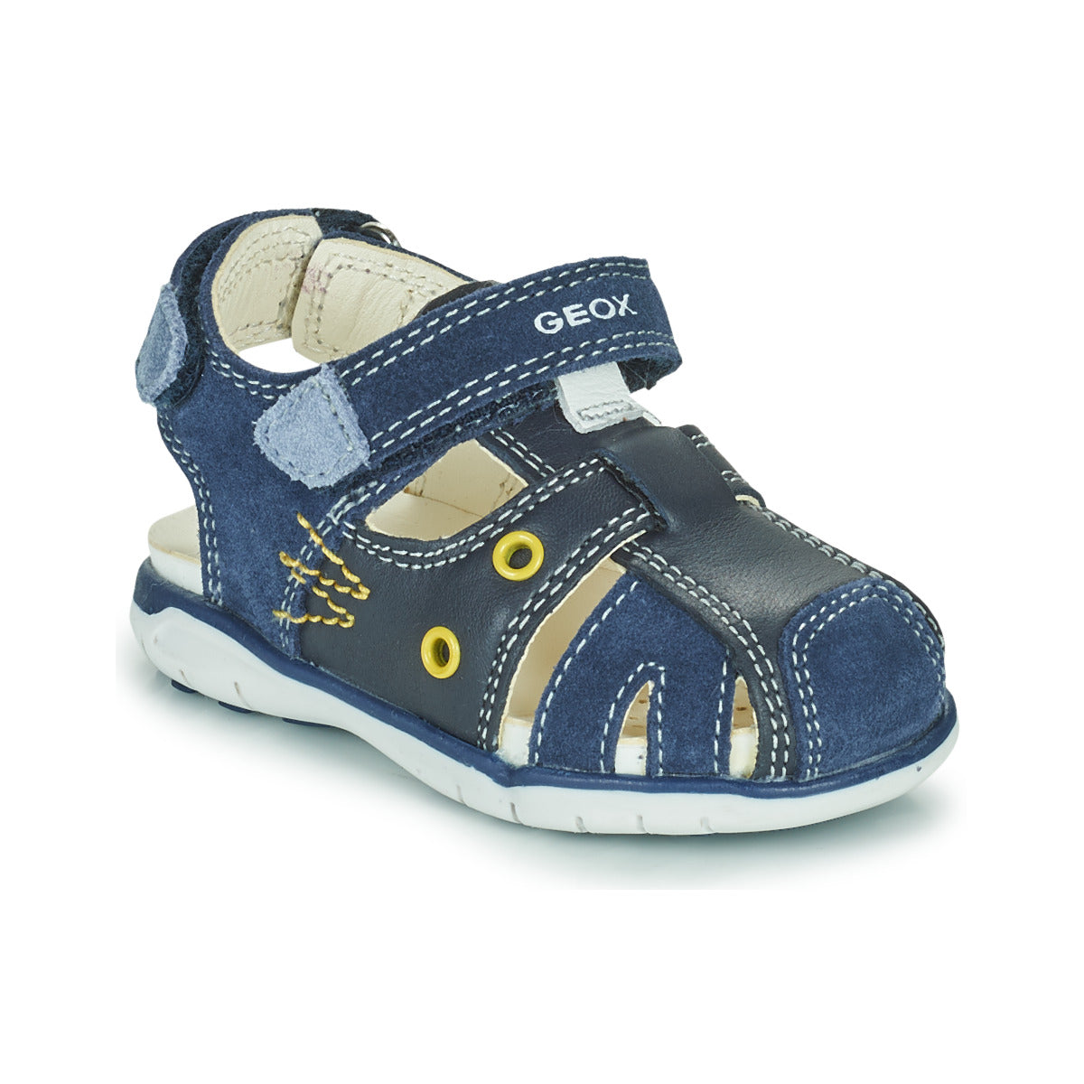 Sandali bambini ragazzo Geox  SANDAL DELHI BOY  Blu